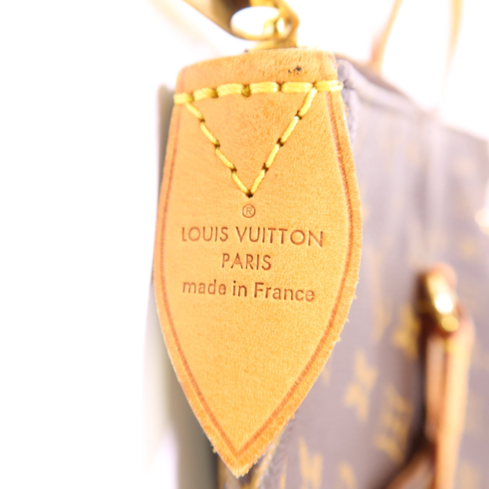 LOUIS VUITTON Monogram Totally MM金扣肩背袋棕色