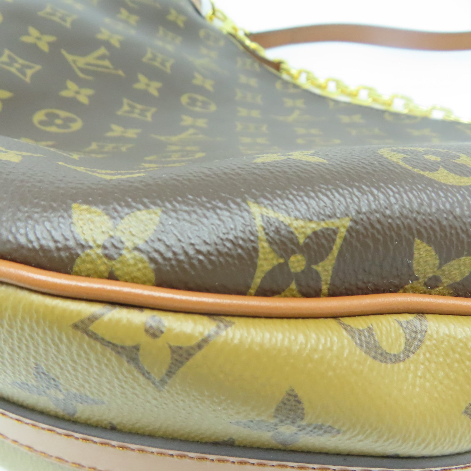 LOUIS VUITTON Monogram Loop Hobo金扣手挽肩背兩用袋啡色