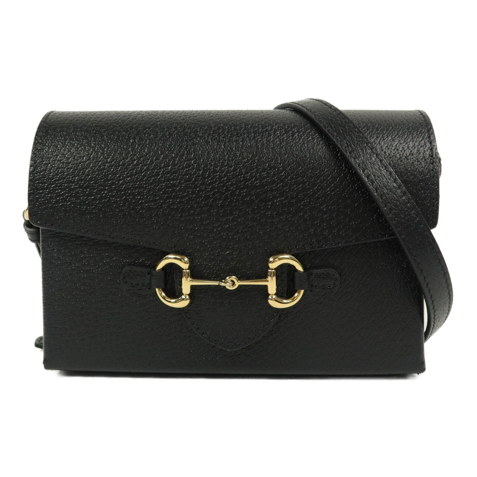 GUCCI 牛皮皮革GG GHW Horsebit 1955肩背袋