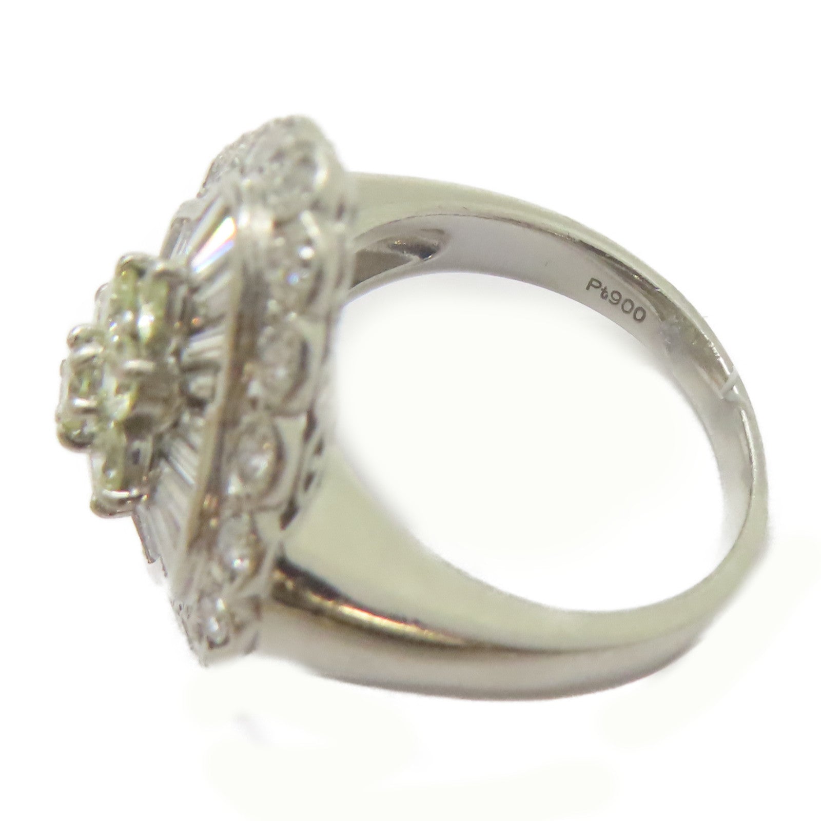 JEWELRY 【激減優惠】PT900鉑金Diamond Ring 1.74ct鑽石戒指US#5.75
