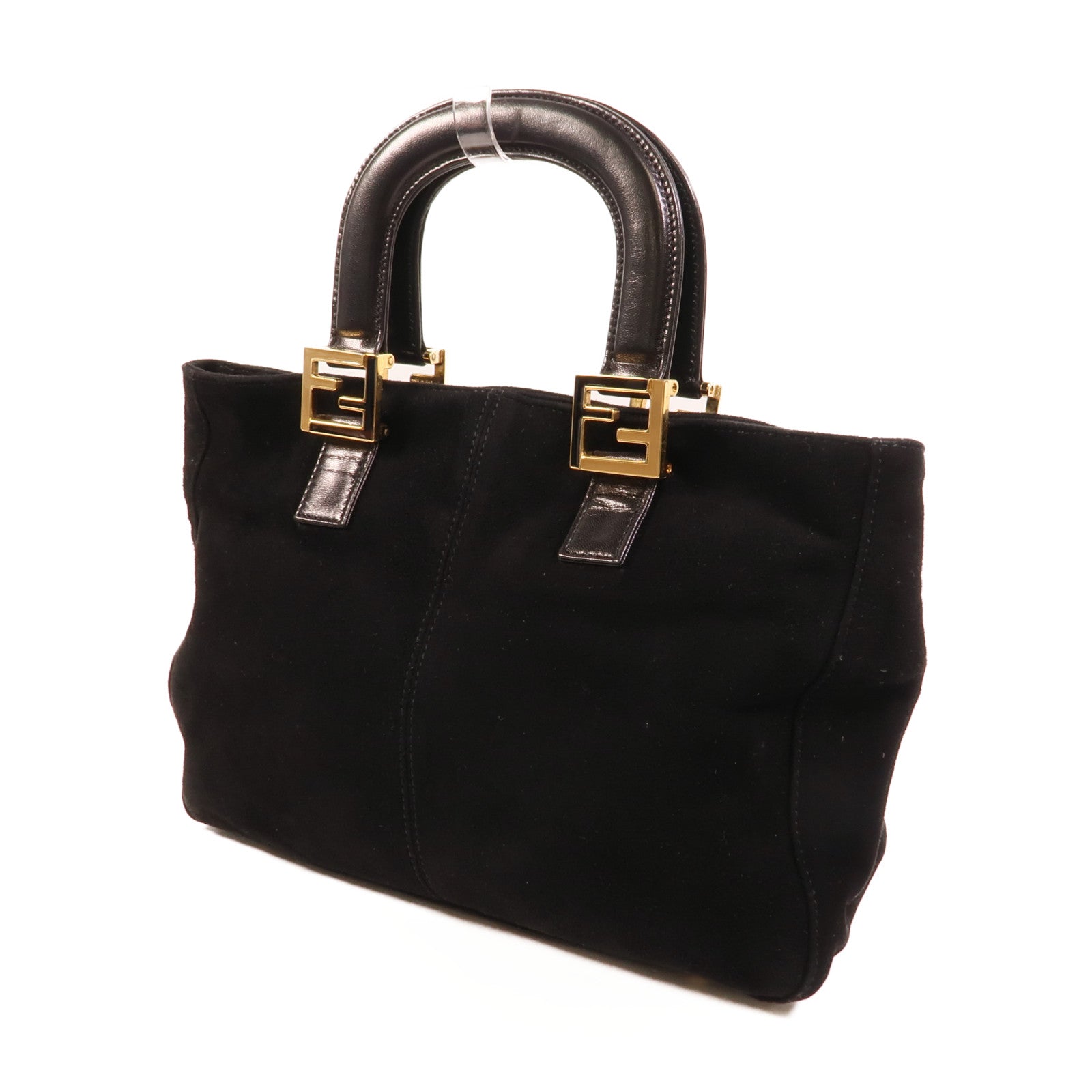 FENDI 麂皮皮革Hand Bag手挽袋