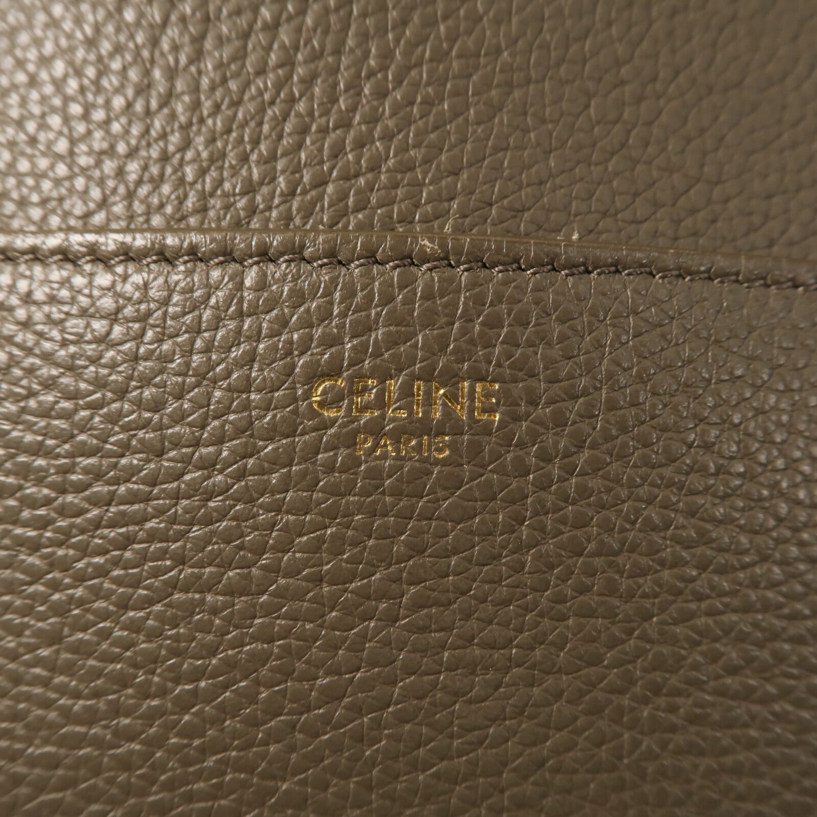 CELINE 牛皮皮革Sangle Bucket Large肩背袋