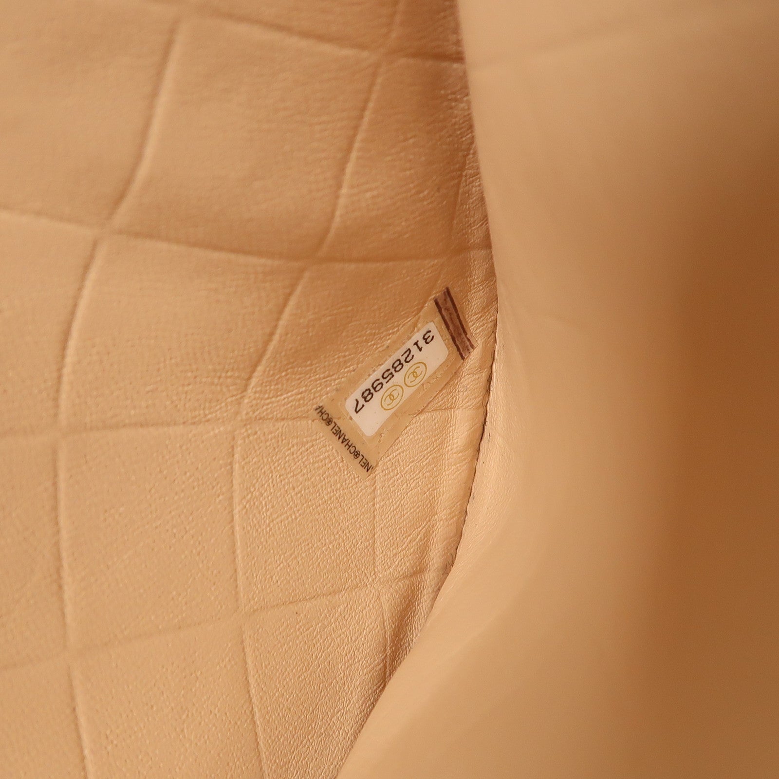 CHANEL 牛皮皮革Chain Shoulder金扣鏈帶肩背袋