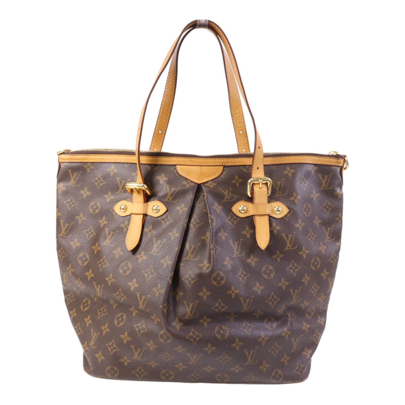 LOUIS VUITTON Monogram Palermo GM金扣手挽肩背兩用袋