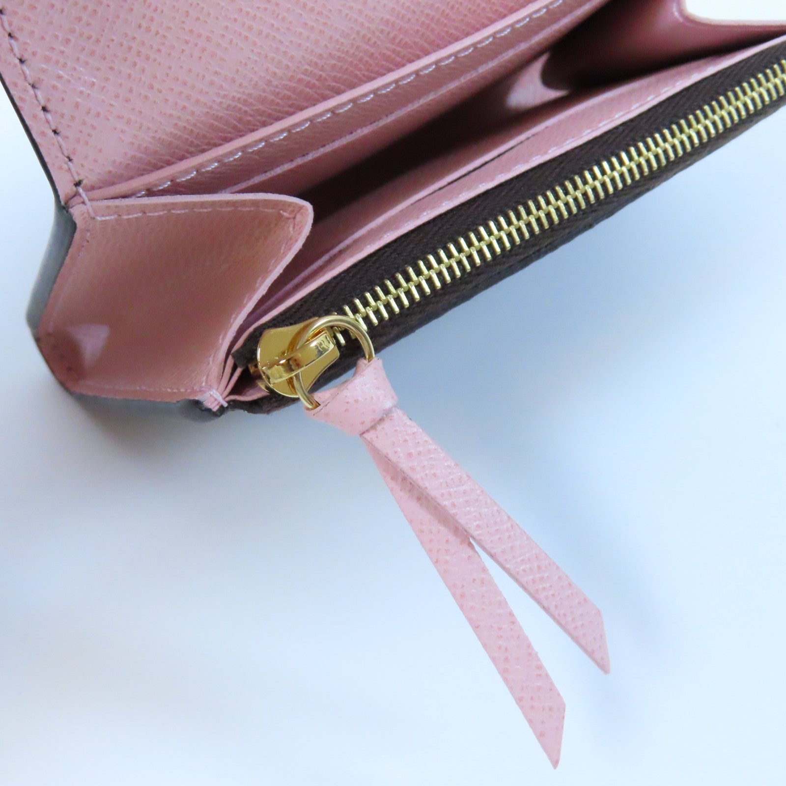 LOUIS VUITTON Monogram Rosalie金扣卡片套啡色