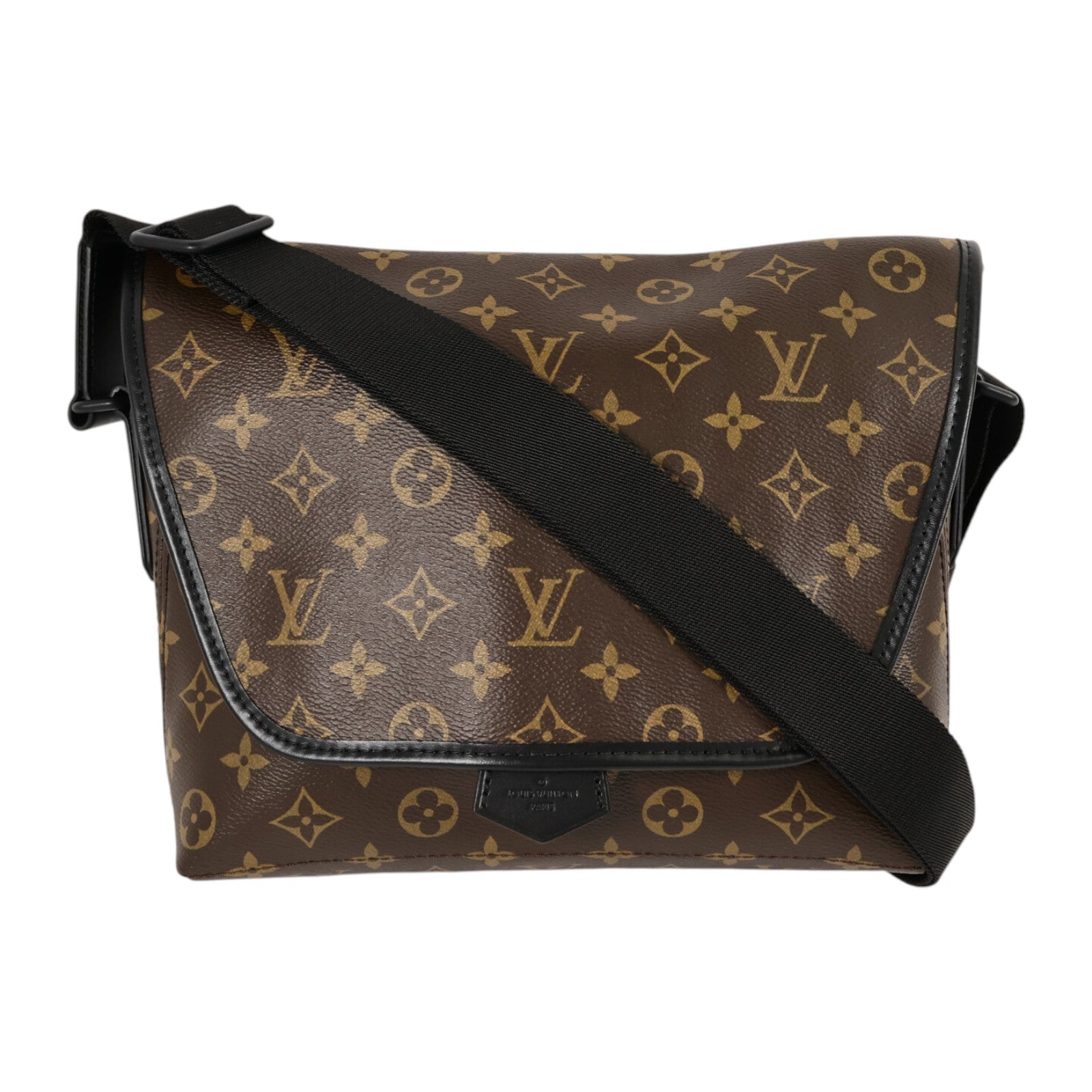 LOUIS VUITTON Monogram Macassar Magnetic Messenger Bag肩背袋