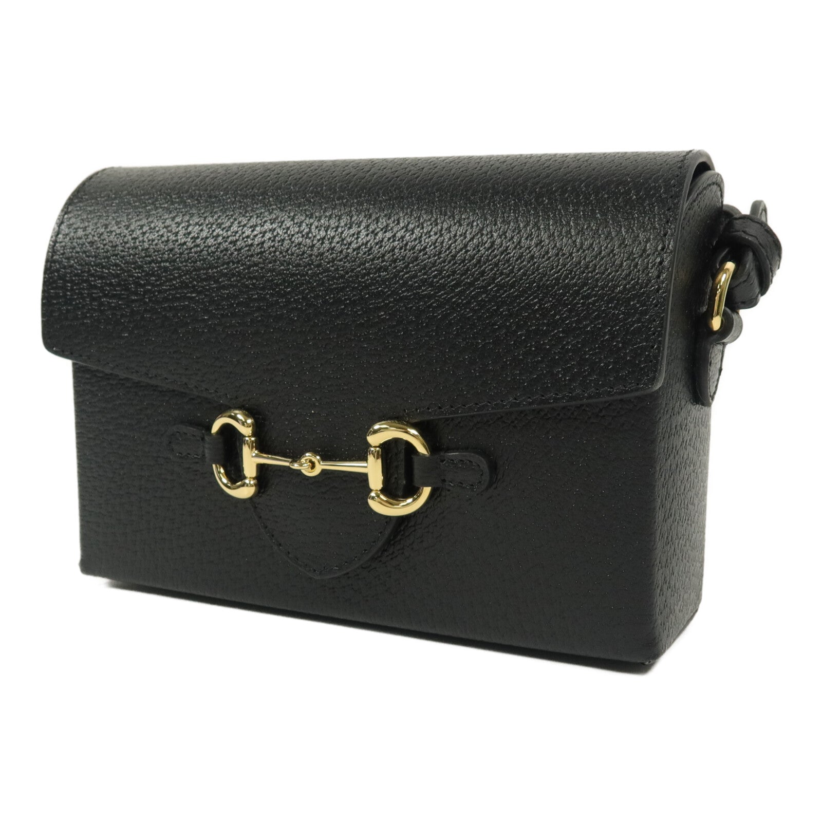 GUCCI 牛皮皮革GG GHW Horsebit 1955肩背袋