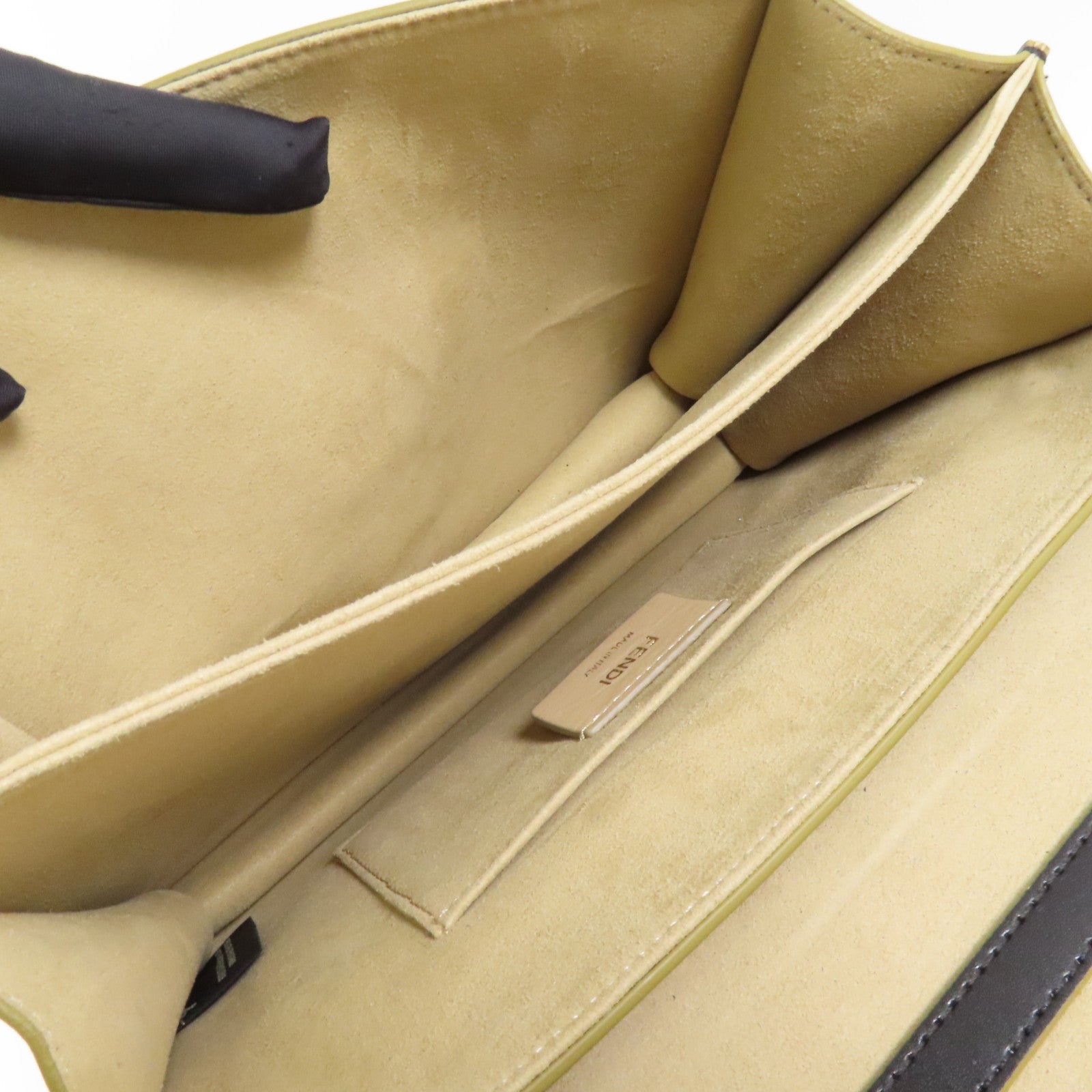 FENDI 牛皮皮革Kan I金扣手挽肩背兩用袋