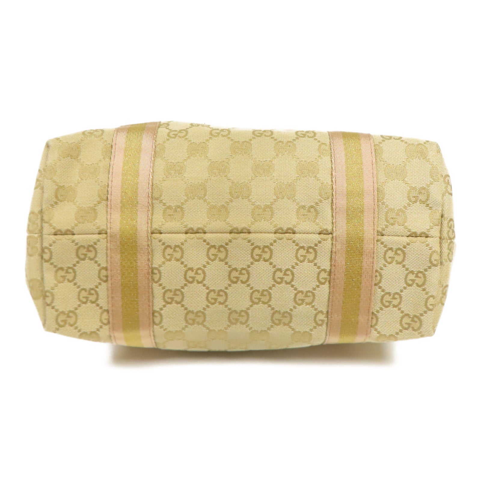 GUCCI GG Shoulder Bag Canvas Brown