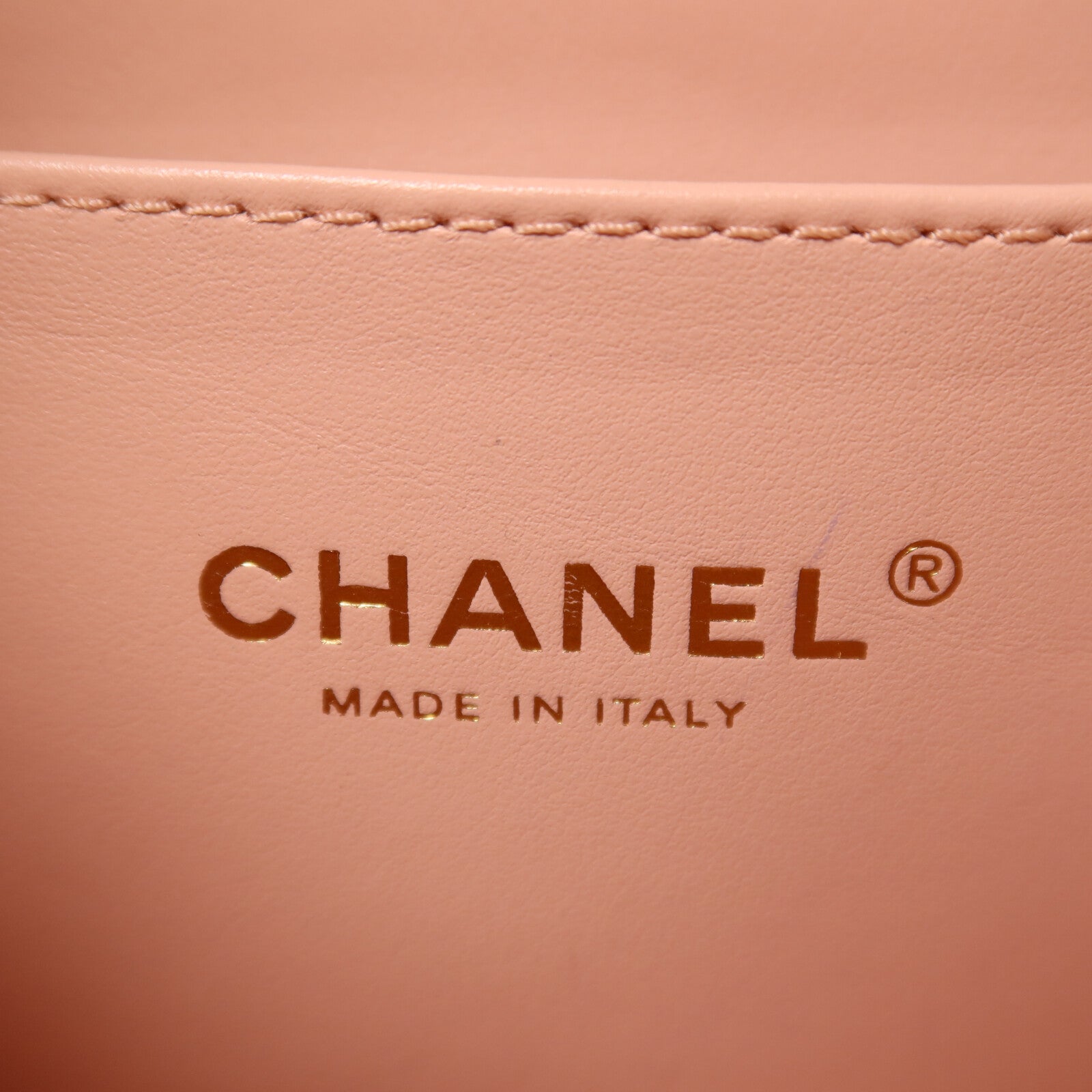 CHANEL 羊皮皮革Chain Flap Bag鏈帶肩背袋