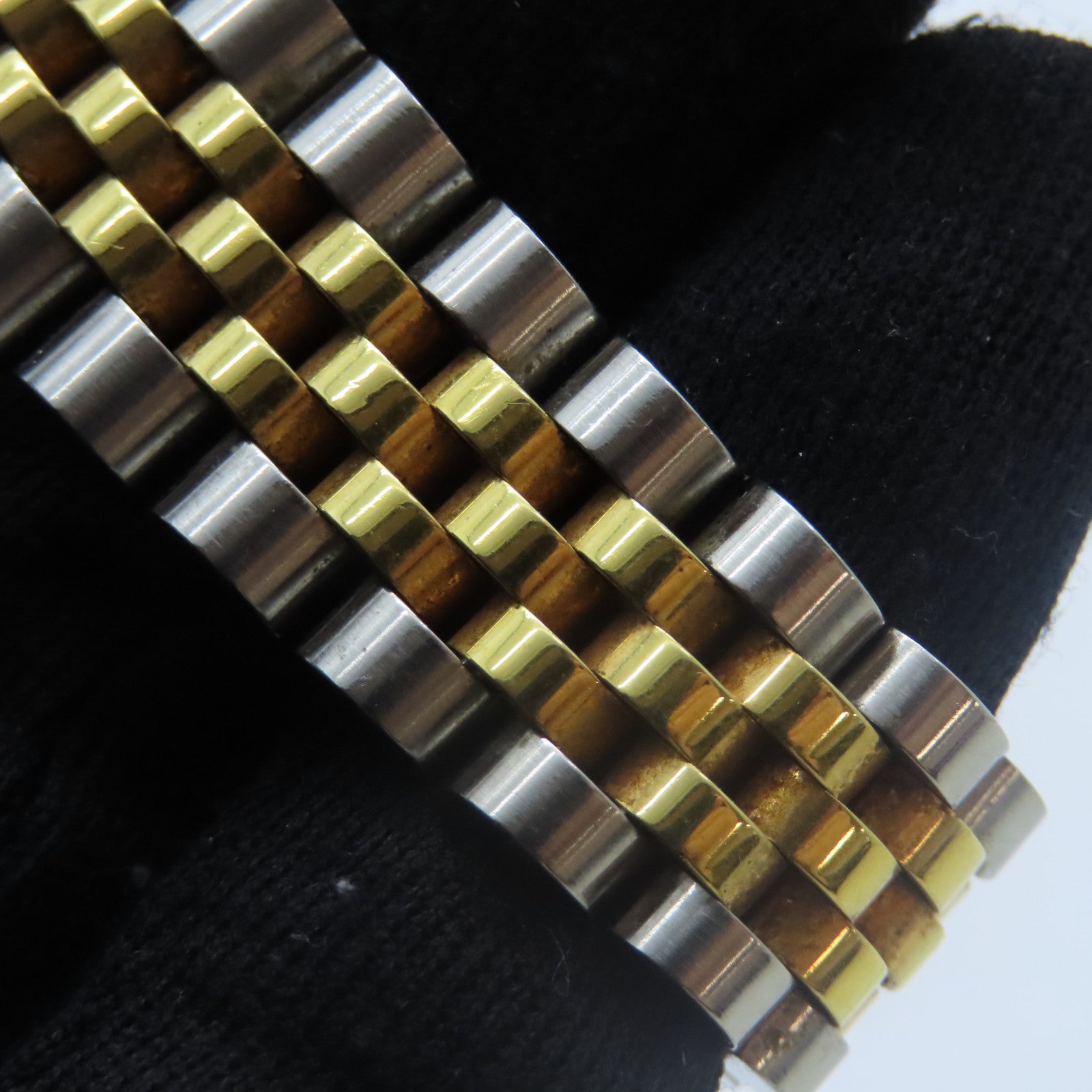 ROLEX Datejust 18K黃金/不鏽鋼手錶自動機芯金色