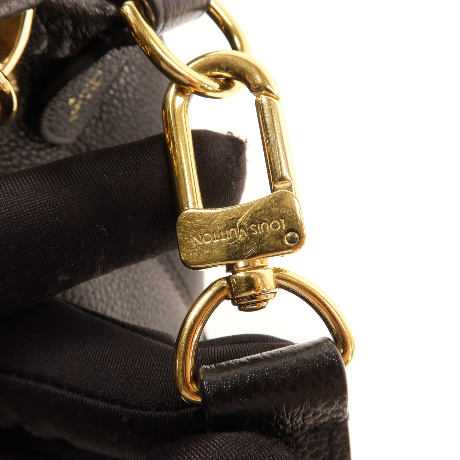 LOUIS VUITTON Monogram Empreinte Bundle金扣手挽肩背兩用袋