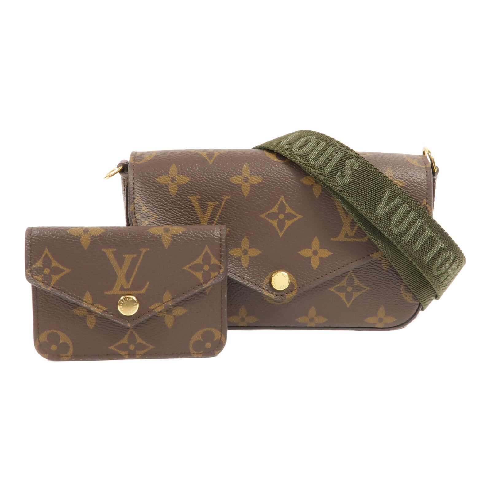 LOUIS VUITTON Monogram Felicie Strap & Go肩背袋