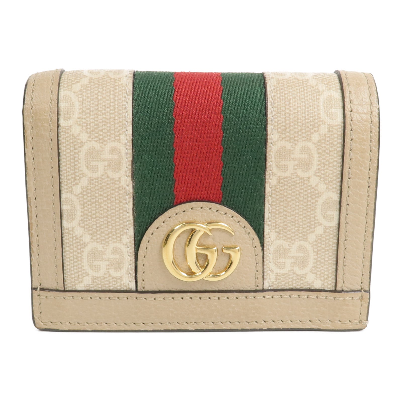 GUCCI 塗層帆布Ophidia GG Card Case Wallet錢包