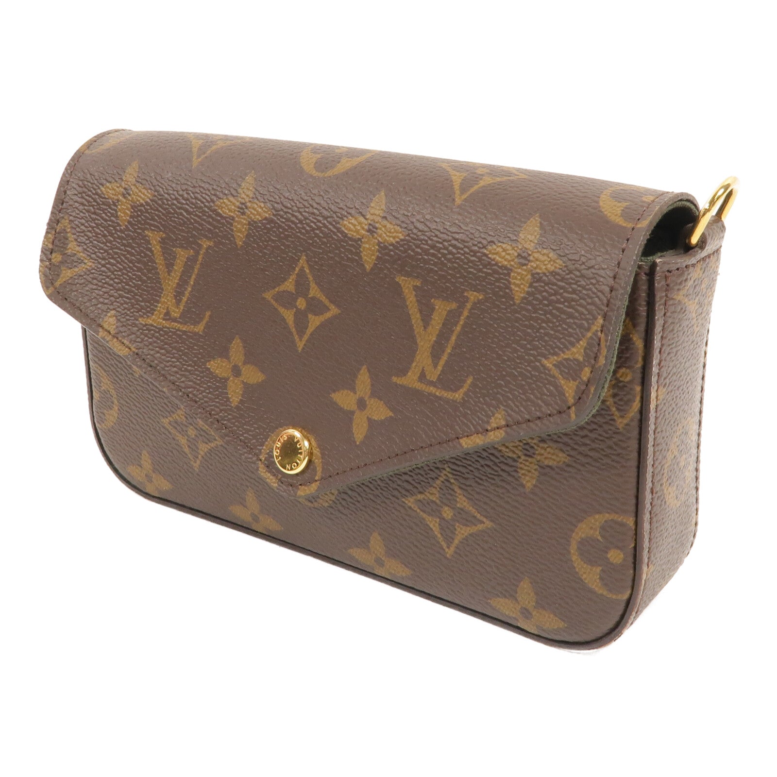 LOUIS VUITTON Monogram Felicie Strap & Go肩背袋