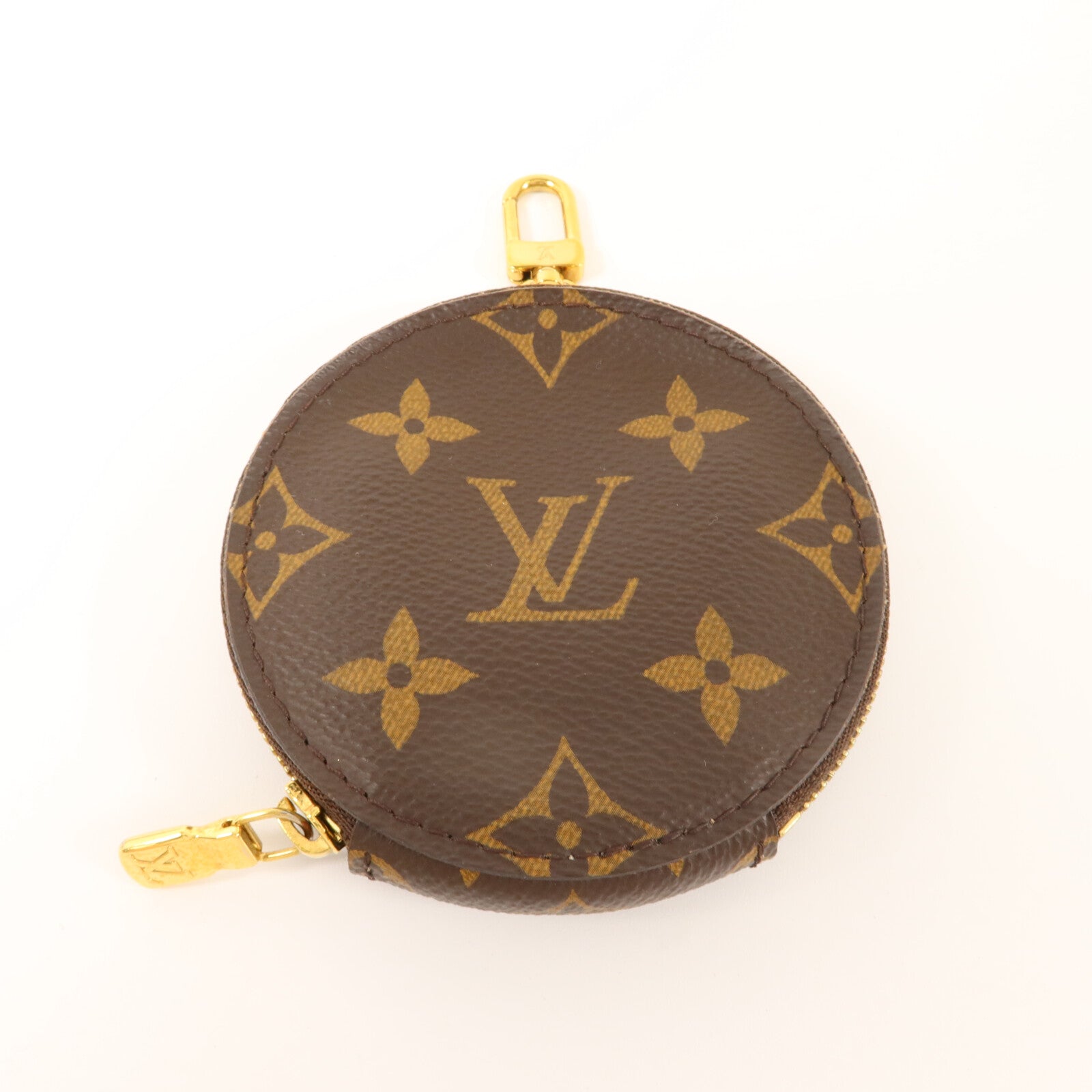 LOUIS VUITTON Monogram Multi Pochette Accessoires金扣手挽肩背兩用袋棕色