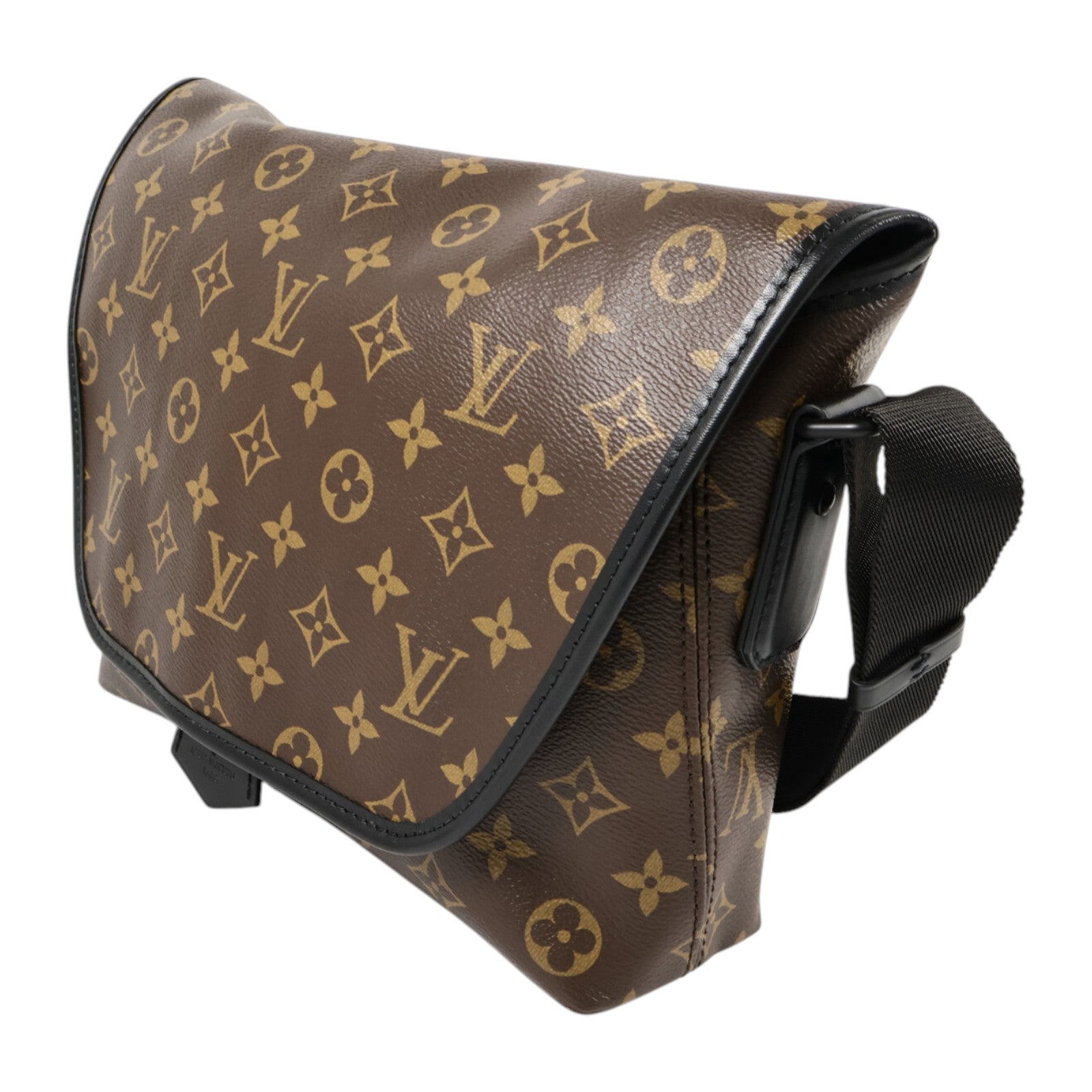 LOUIS VUITTON Monogram Macassar Magnetic Messenger Bag肩背袋