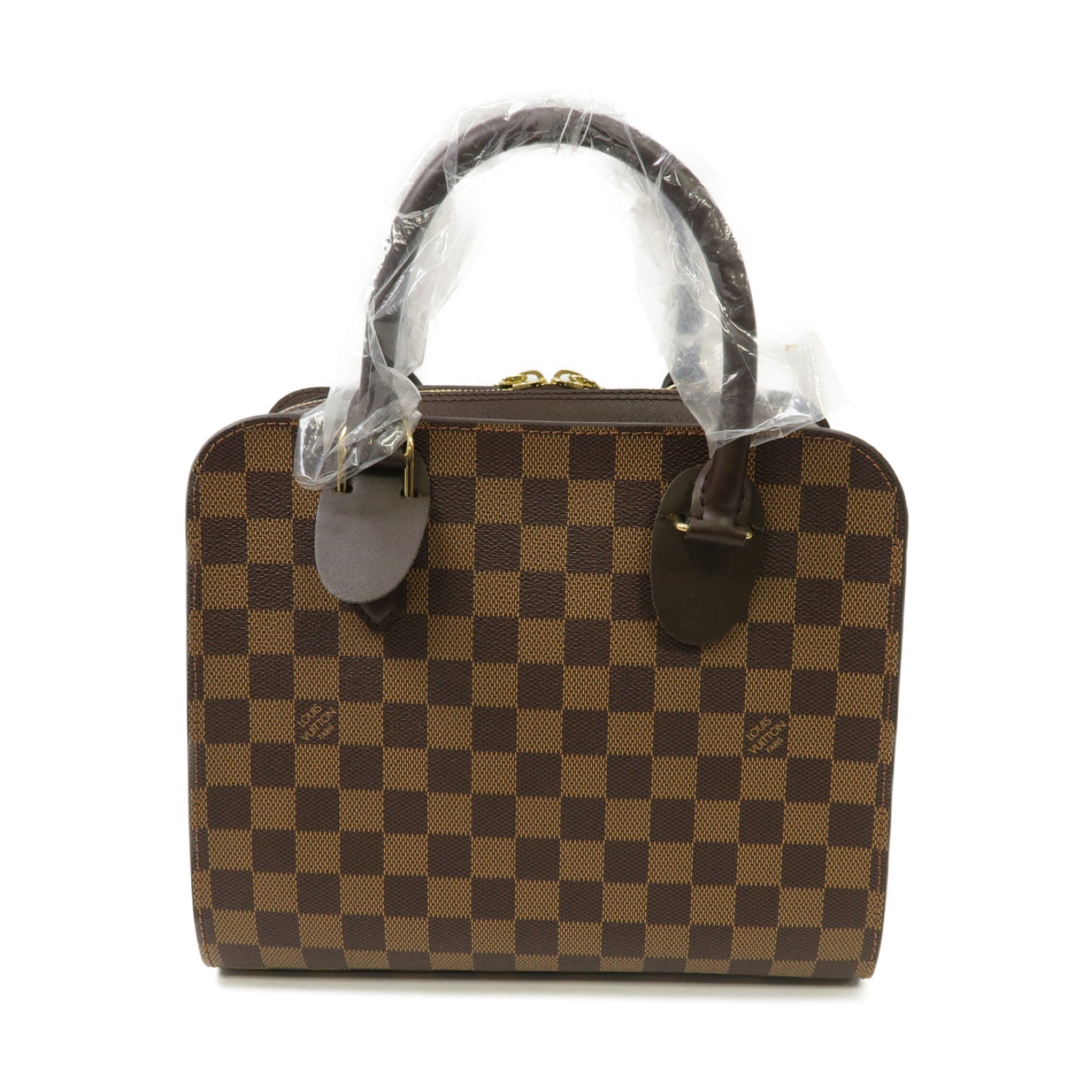 LOUIS VUITTON Damier Triana金扣肩背袋啡色