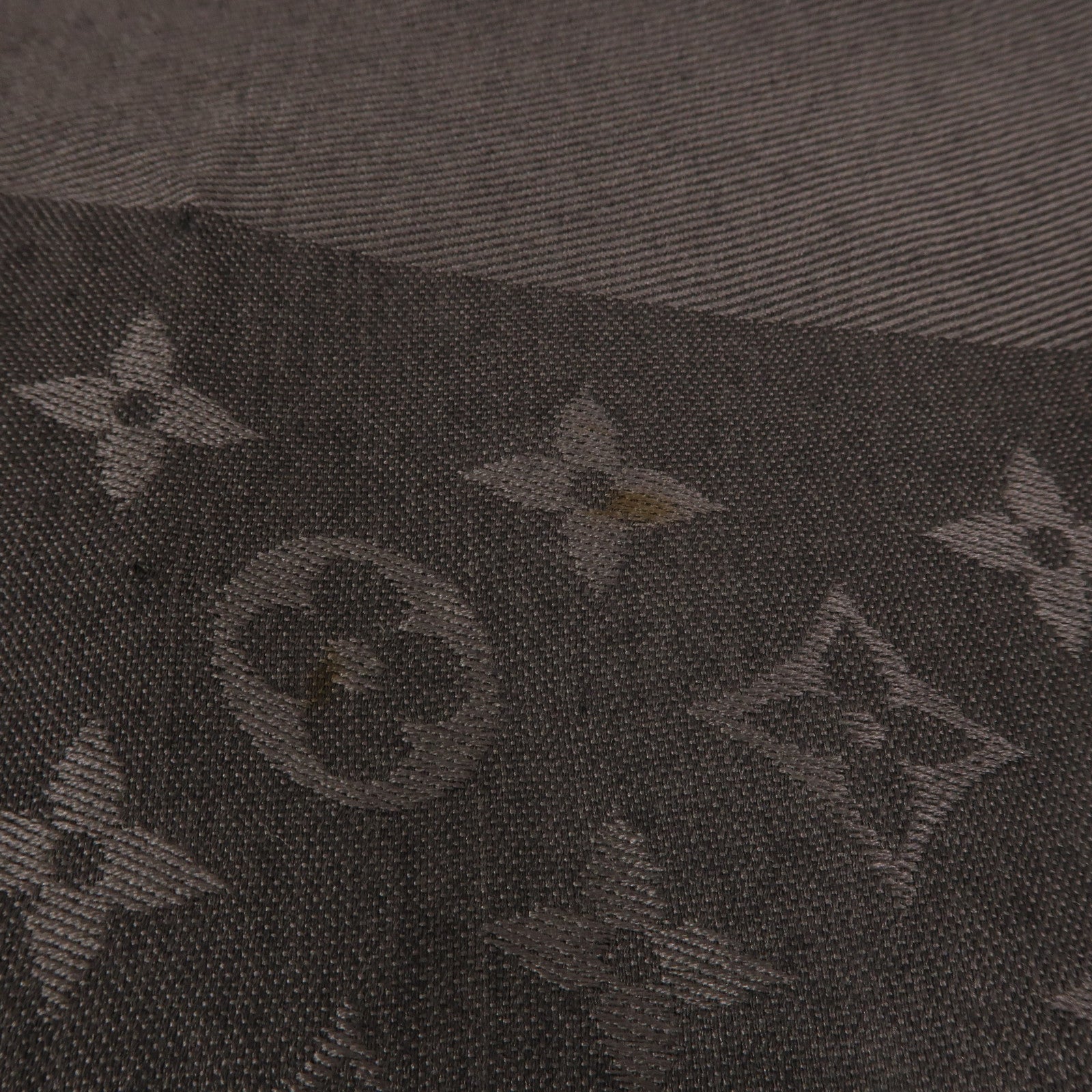 LOUIS VUITTON 絲質/羊毛Monogram Shine Shawl 142X142cm披肩/圍巾