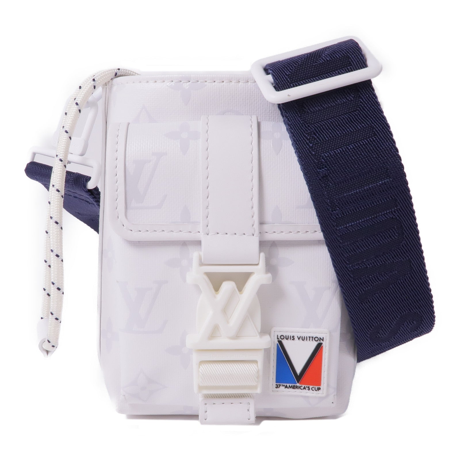 LOUIS VUITTON Float Wearable Wallet Shoulder Bag M11698 Monogram Storm White