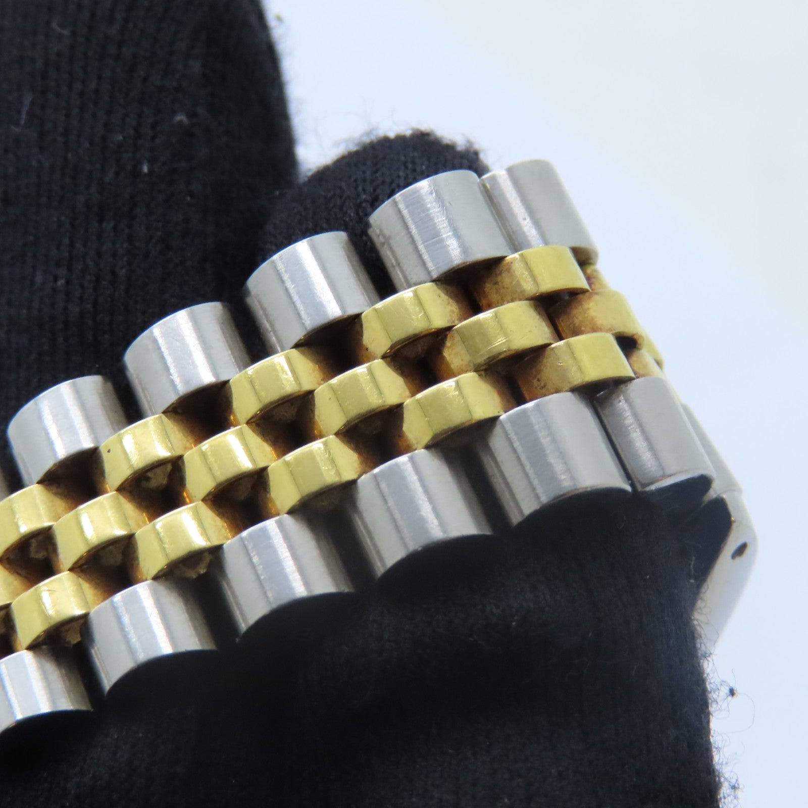 ROLEX Datejust 18K黃金/不鏽鋼手錶自動機芯金色