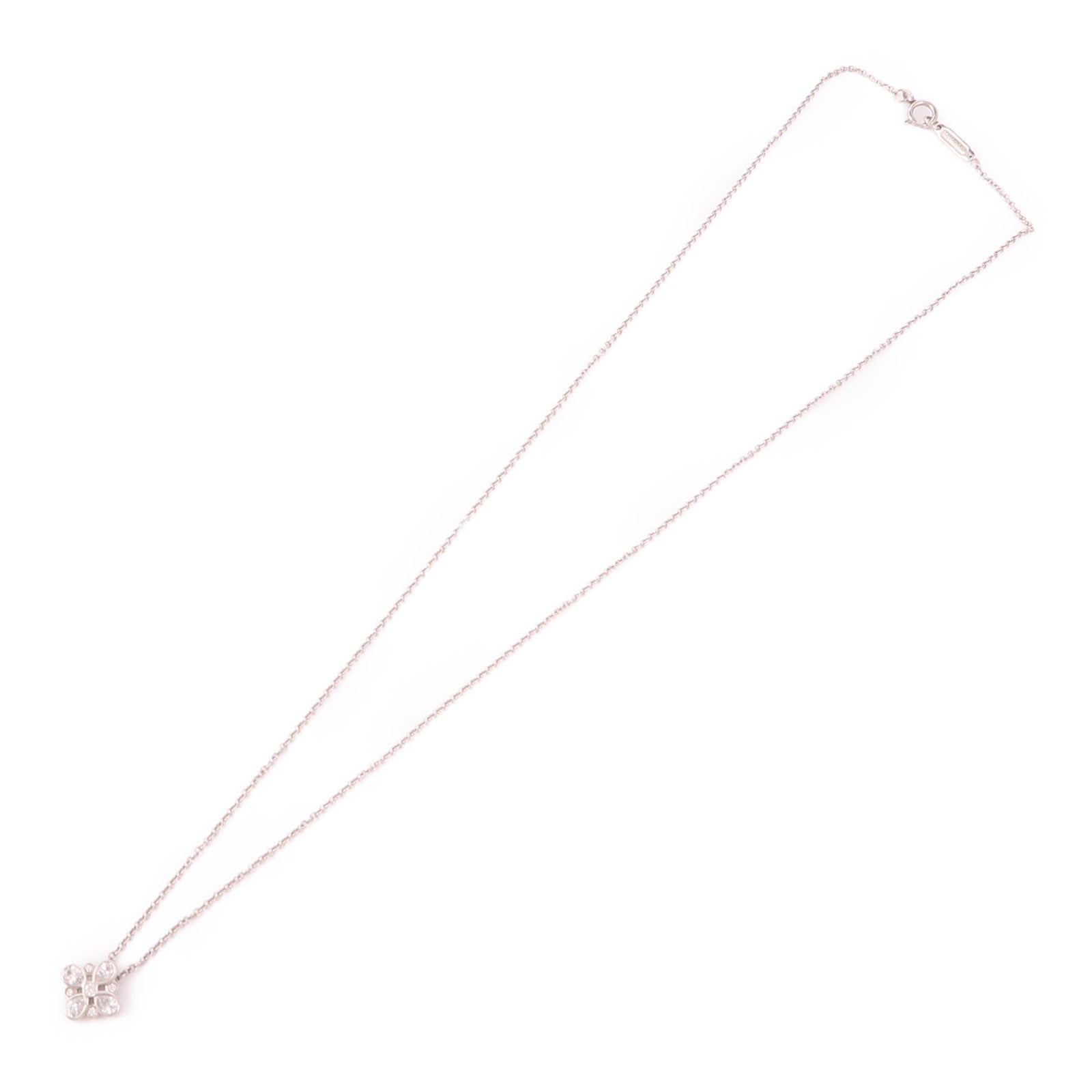 TIFFANY＆CO PT950鉑金Diamond Necklace鑽石項鍊