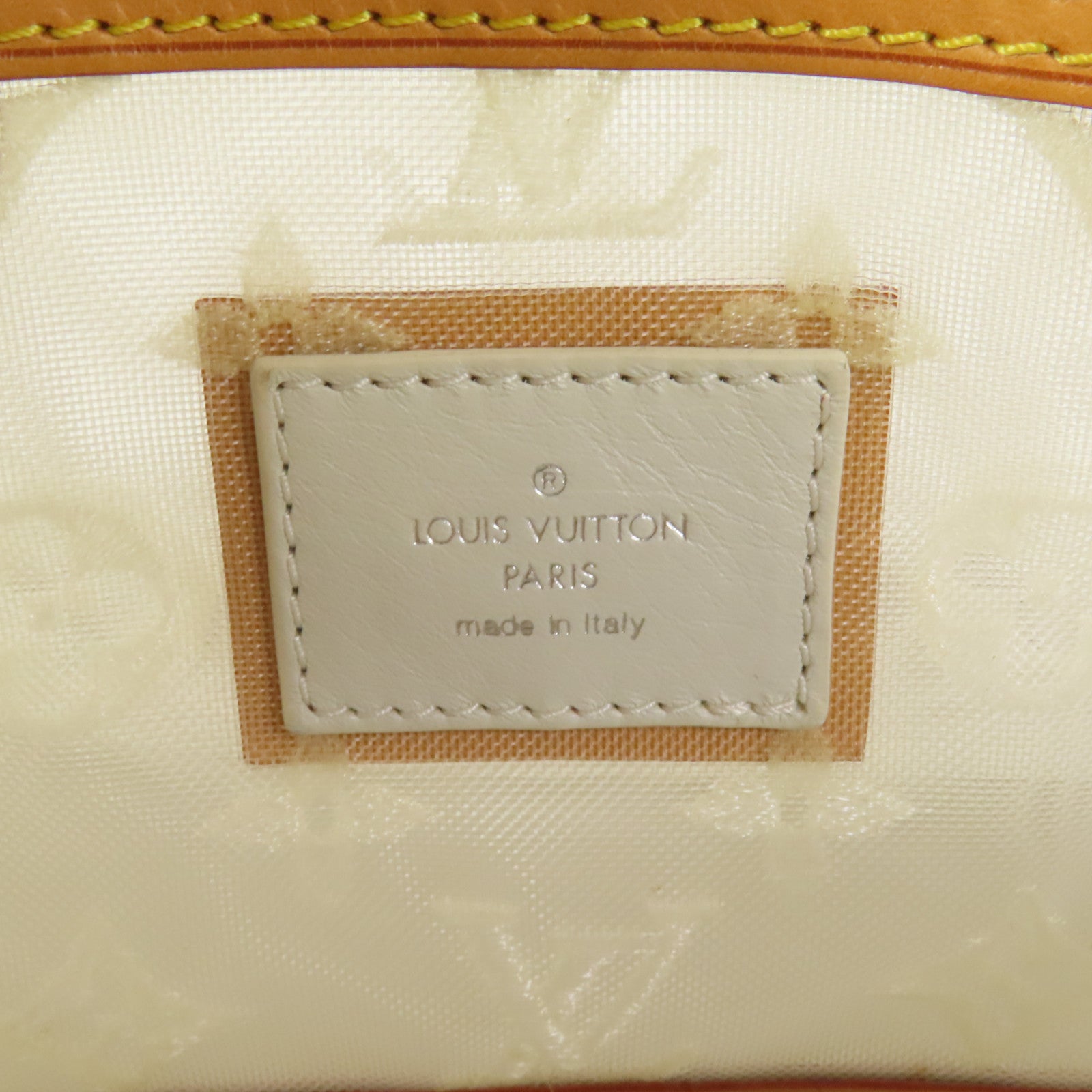 LOUIS VUITTON Monogram Transparent Lockit East West銀扣手挽袋