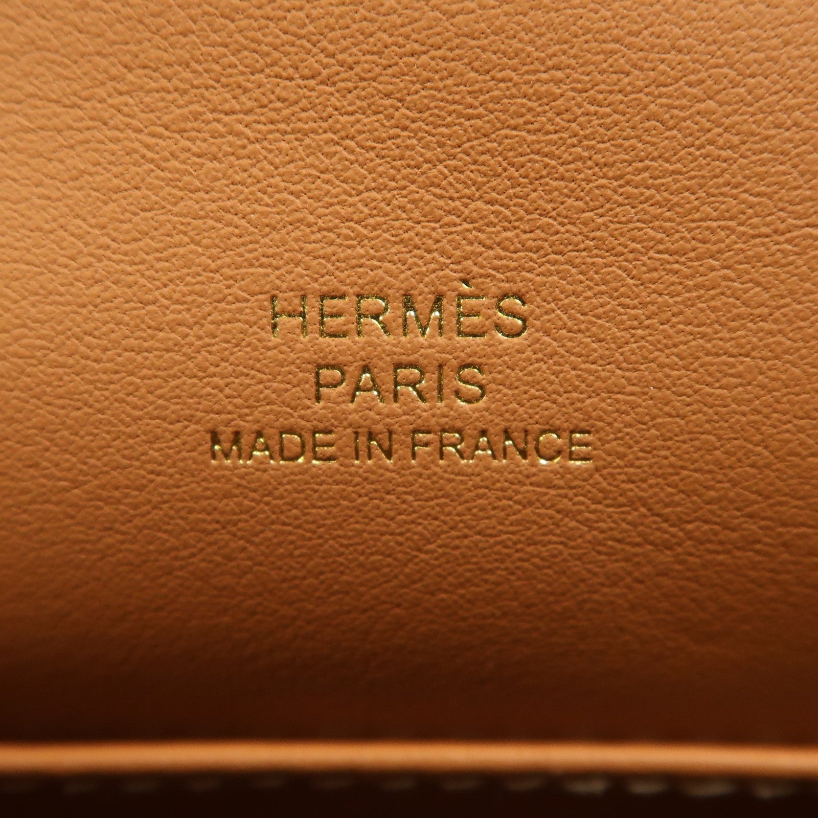 HERMES Swift皮革Kelly Pochette金扣手挽袋