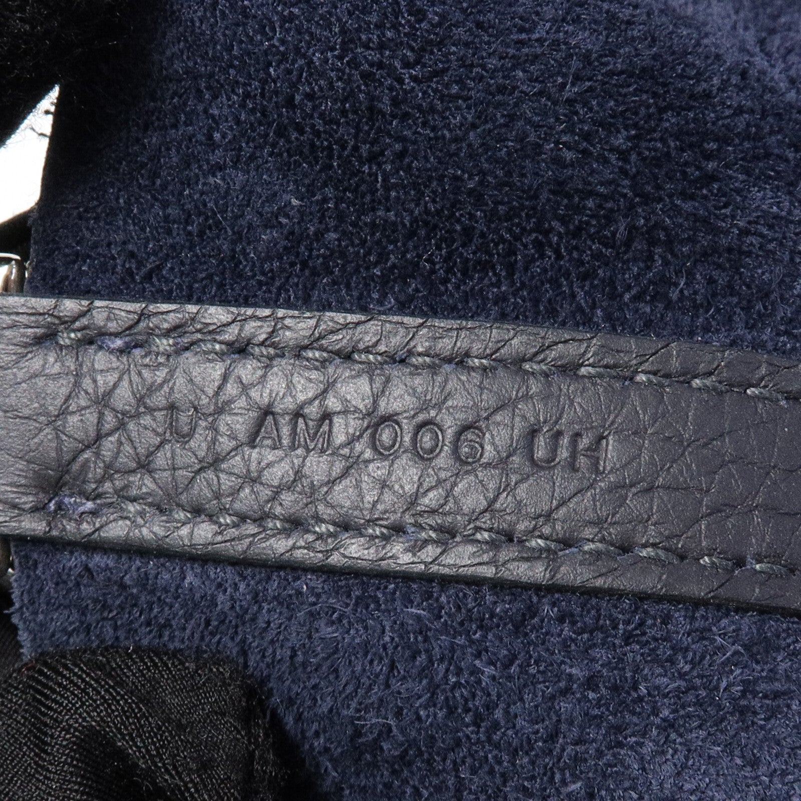 HERMES Clemence皮革Picotin MM手挽袋Blue Nuit