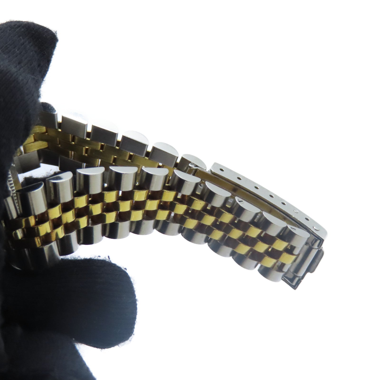 ROLEX Datejust 18K黃金/不鏽鋼手錶自動機芯金色