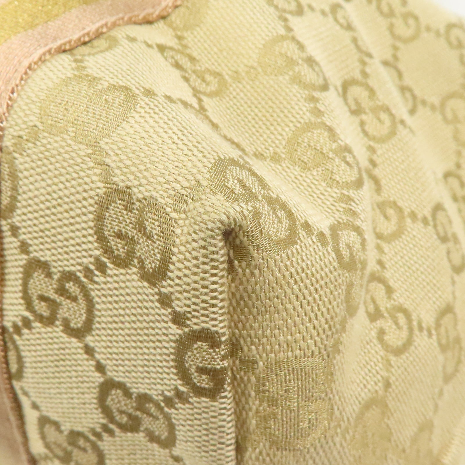 GUCCI GG Shoulder Bag Canvas Brown