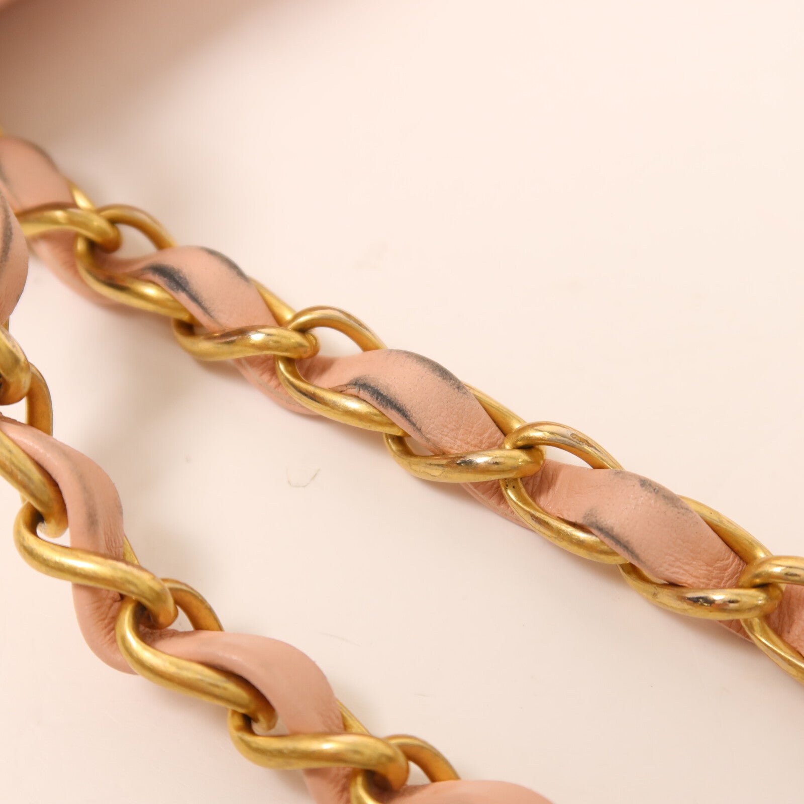 CHANEL 羊皮皮革Chain Flap Bag鏈帶肩背袋