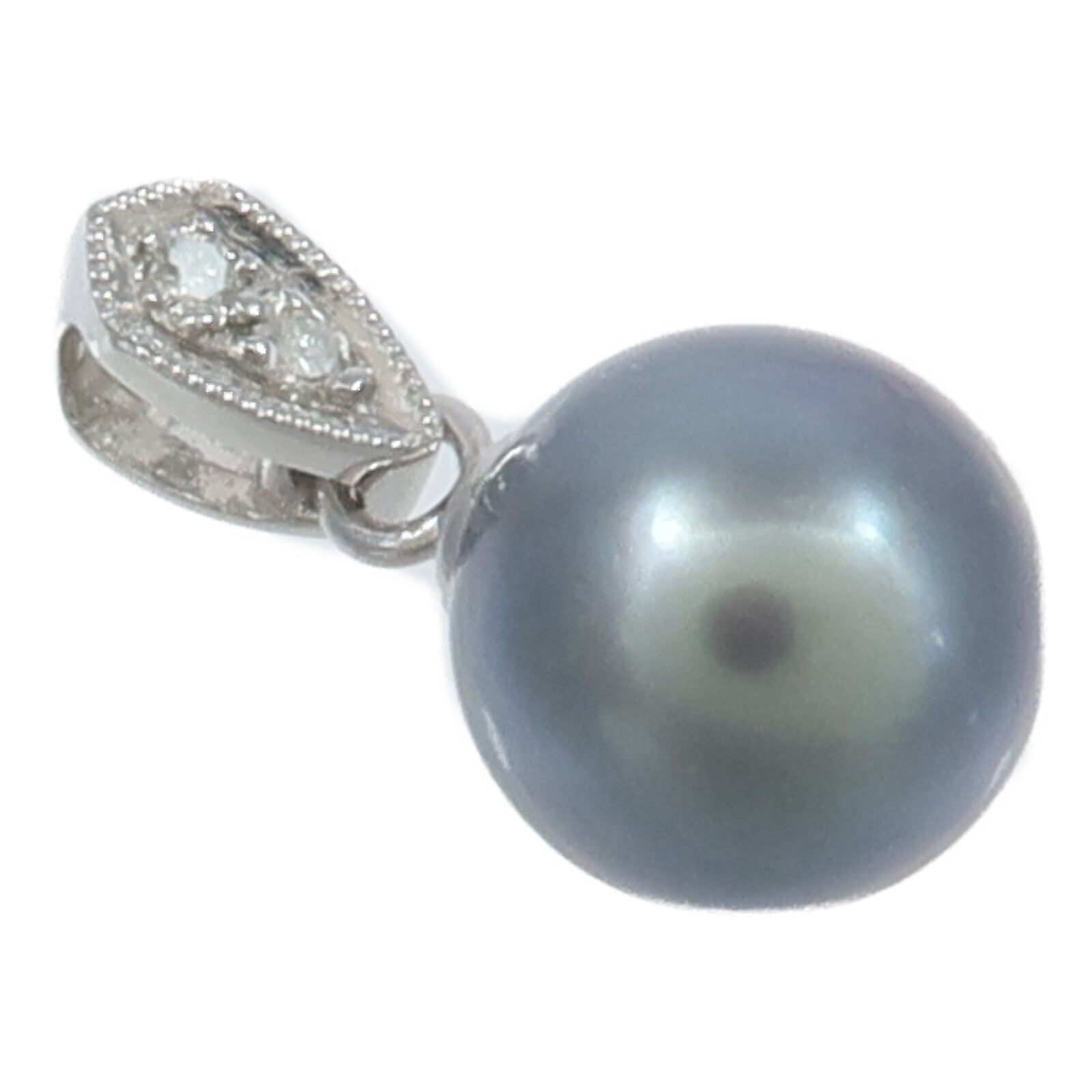 JEWELRY 18K白金Pearl Pendant珍珠吊墜