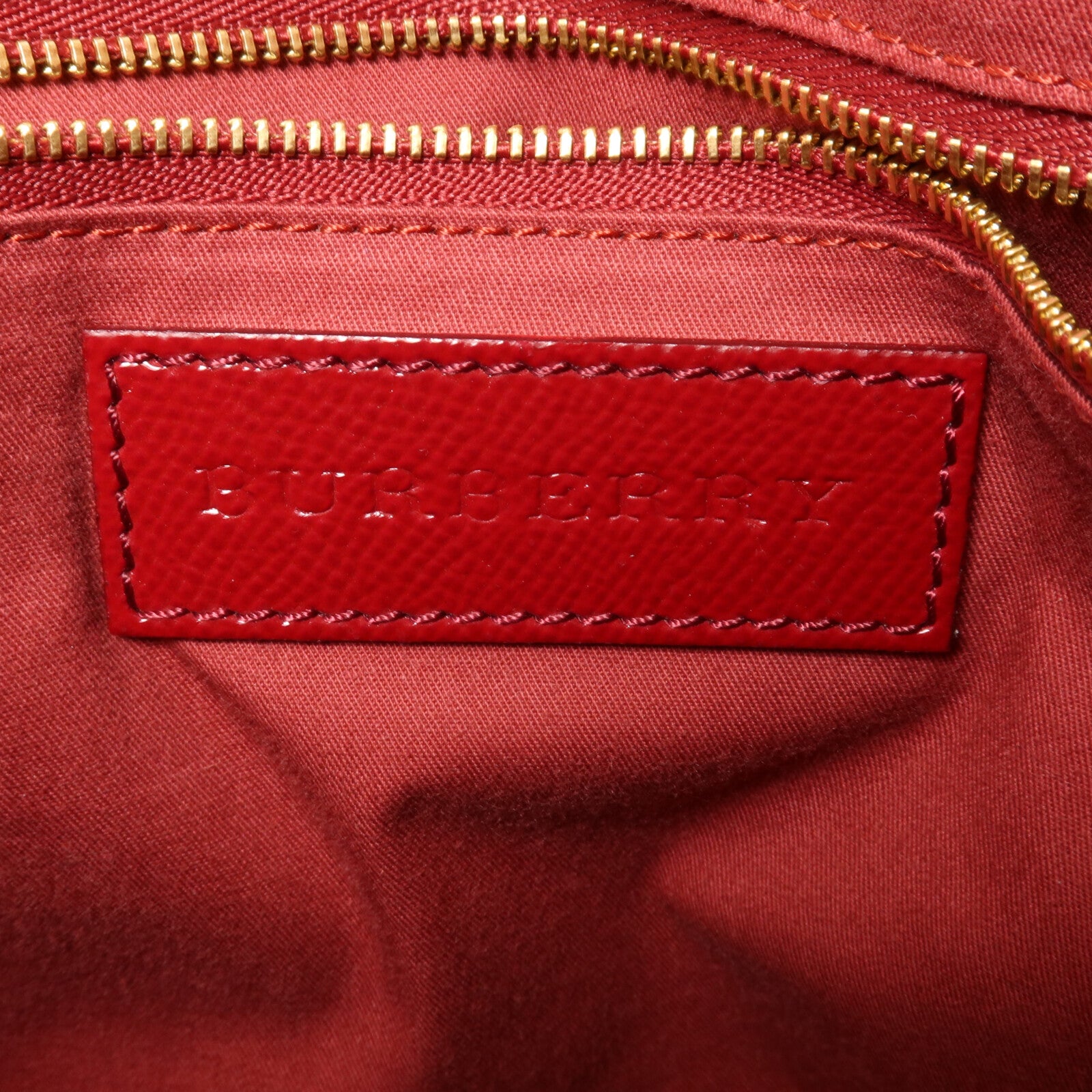 BURBERRY 【激減優惠】塗層帆布/漆皮皮革Minford Bag手挽肩背兩用袋