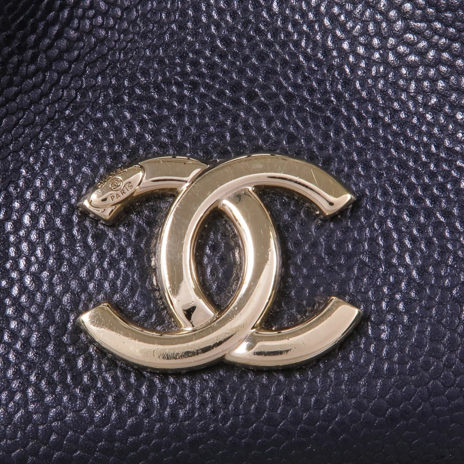 CHANEL 牛皮皮革Chain Shoulder Bag金扣鏈帶肩背袋