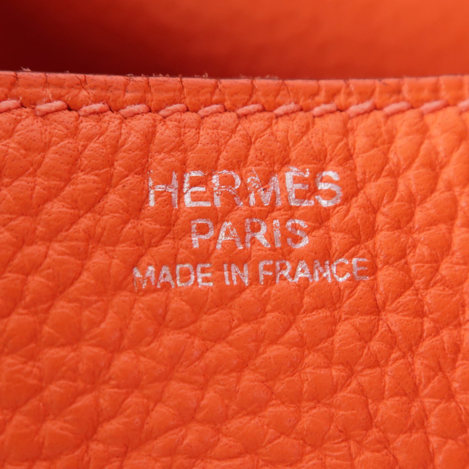 HERMES Clemence皮革Lindy 30銀扣手挽肩背兩用袋Rose Jaipur