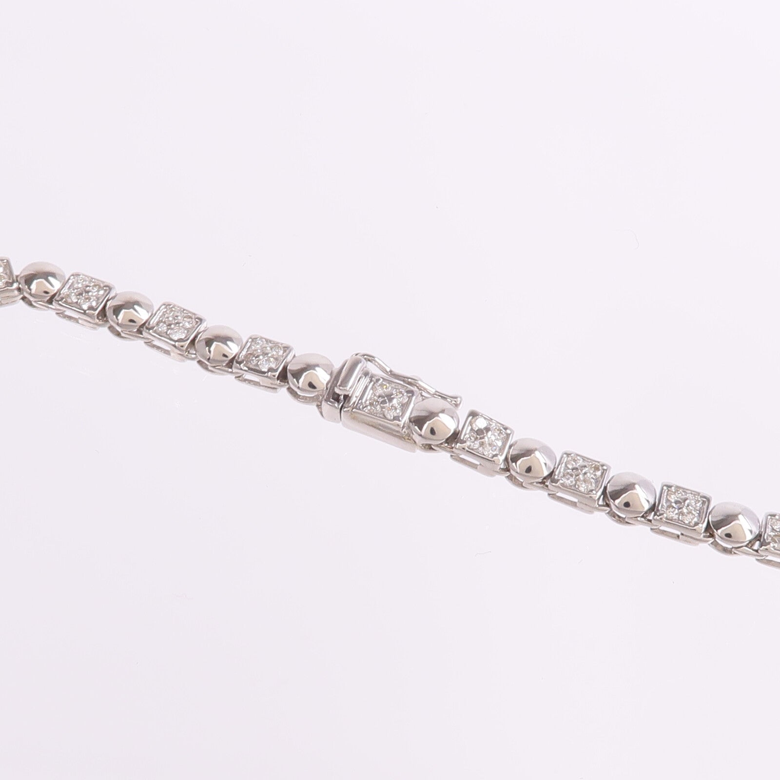 JEWELRY 18K白金Diamond Necklace & Bracelet Set鑽石項鍊/手鏈