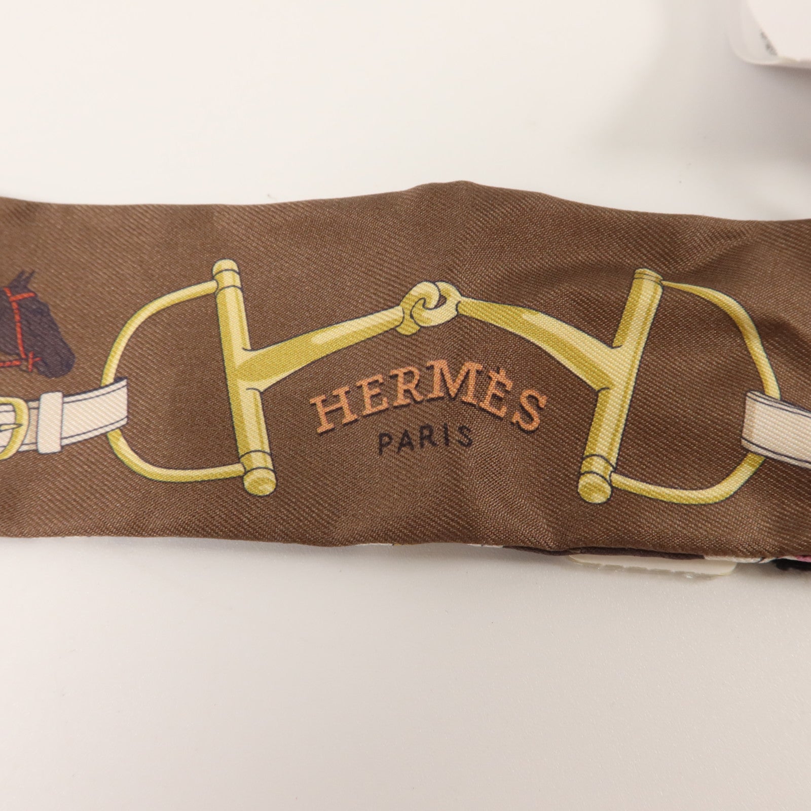 HERMES 絲質Twilly絲巾