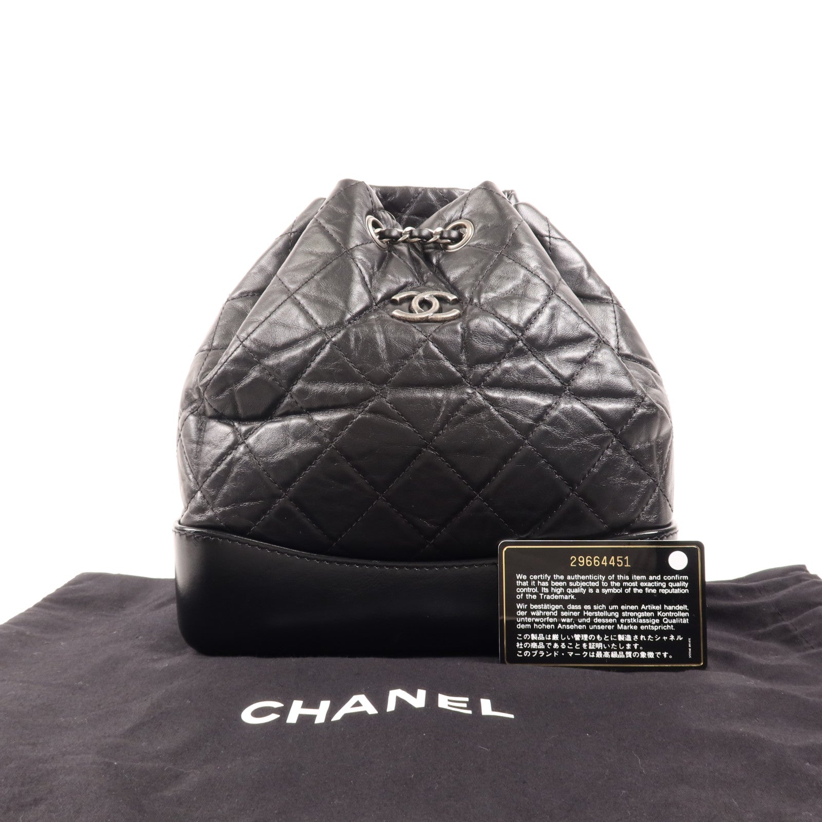 CHANEL 牛皮皮革Gabrielle Backpack背包