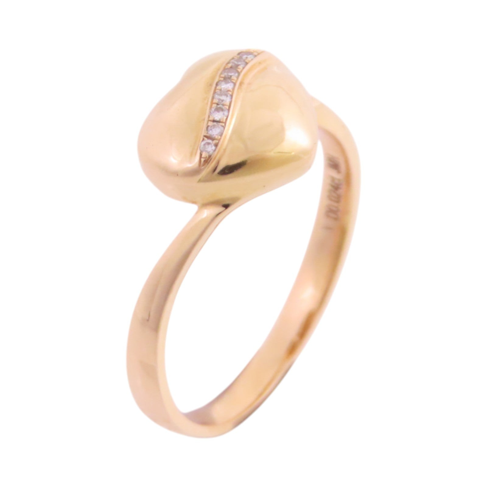 JEWELRY 18K玫瑰金/鑽石Diamond Ring戒指US#5.5