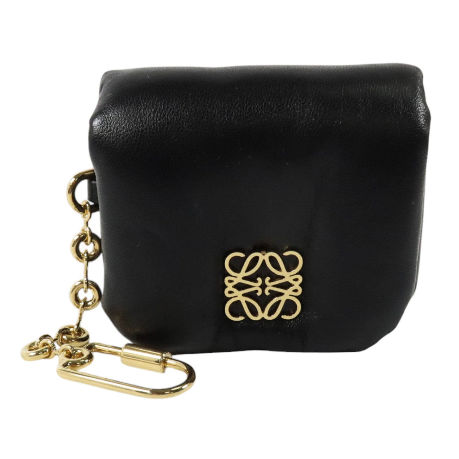 LOEWE 羊皮皮革Goya Puffer Charm金扣掛飾