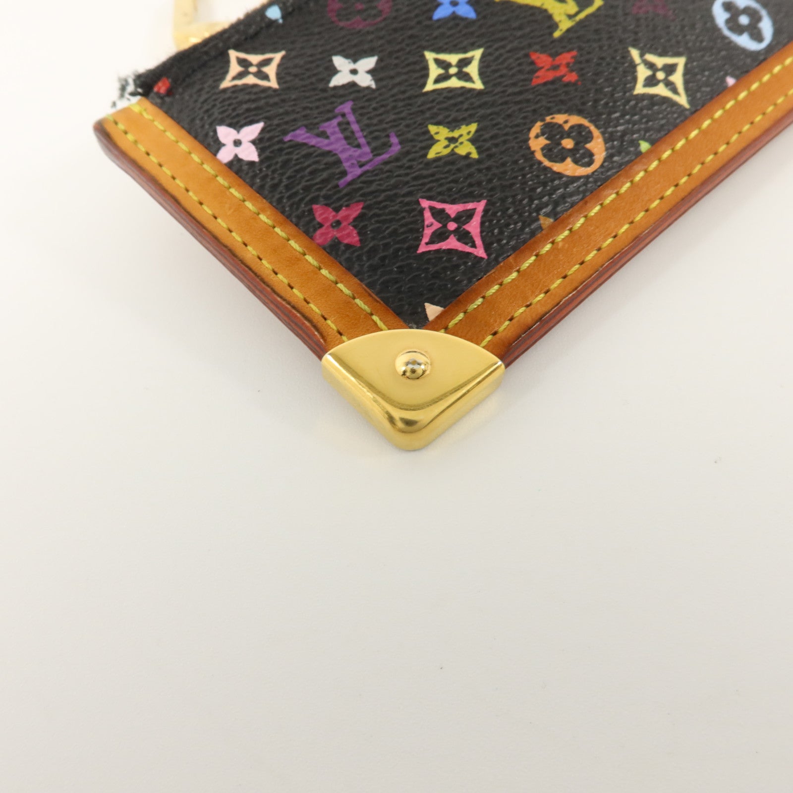 LOUIS VUITTON Monogram Multicolore Pochette Cles Purse零錢包