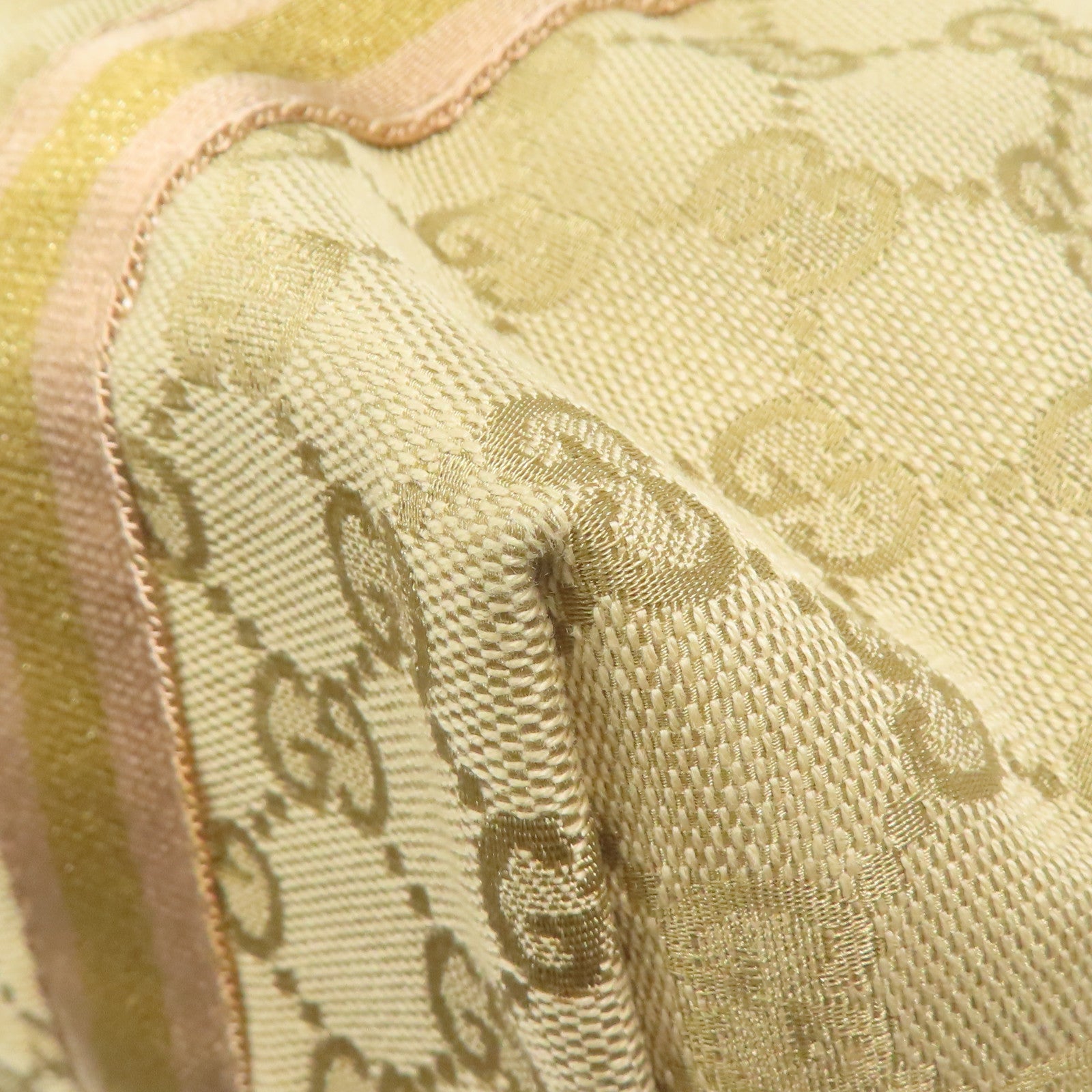 GUCCI GG Shoulder Bag Canvas Brown