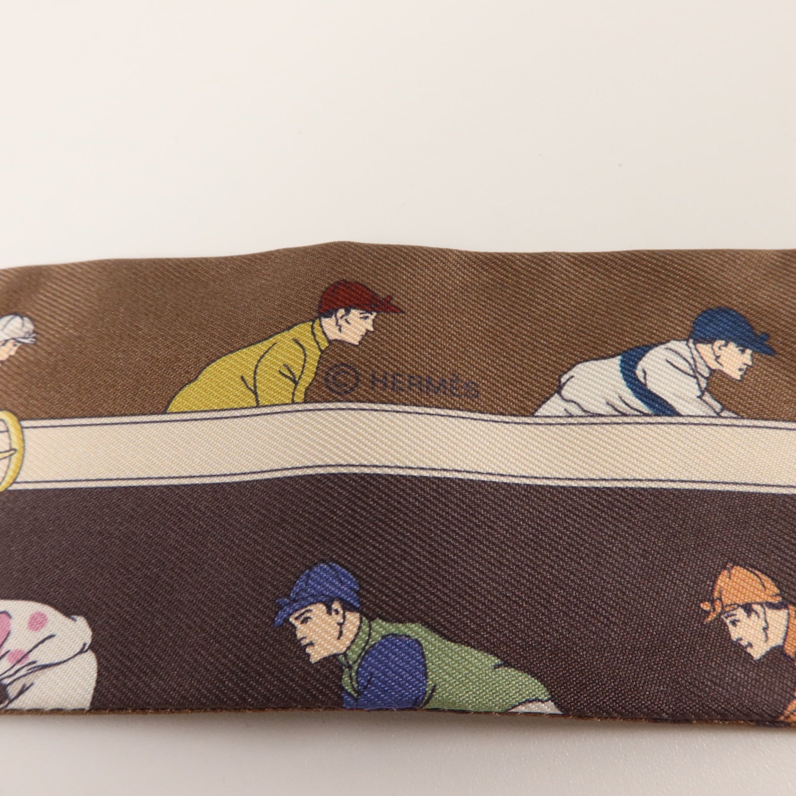 HERMES 絲質Twilly絲巾