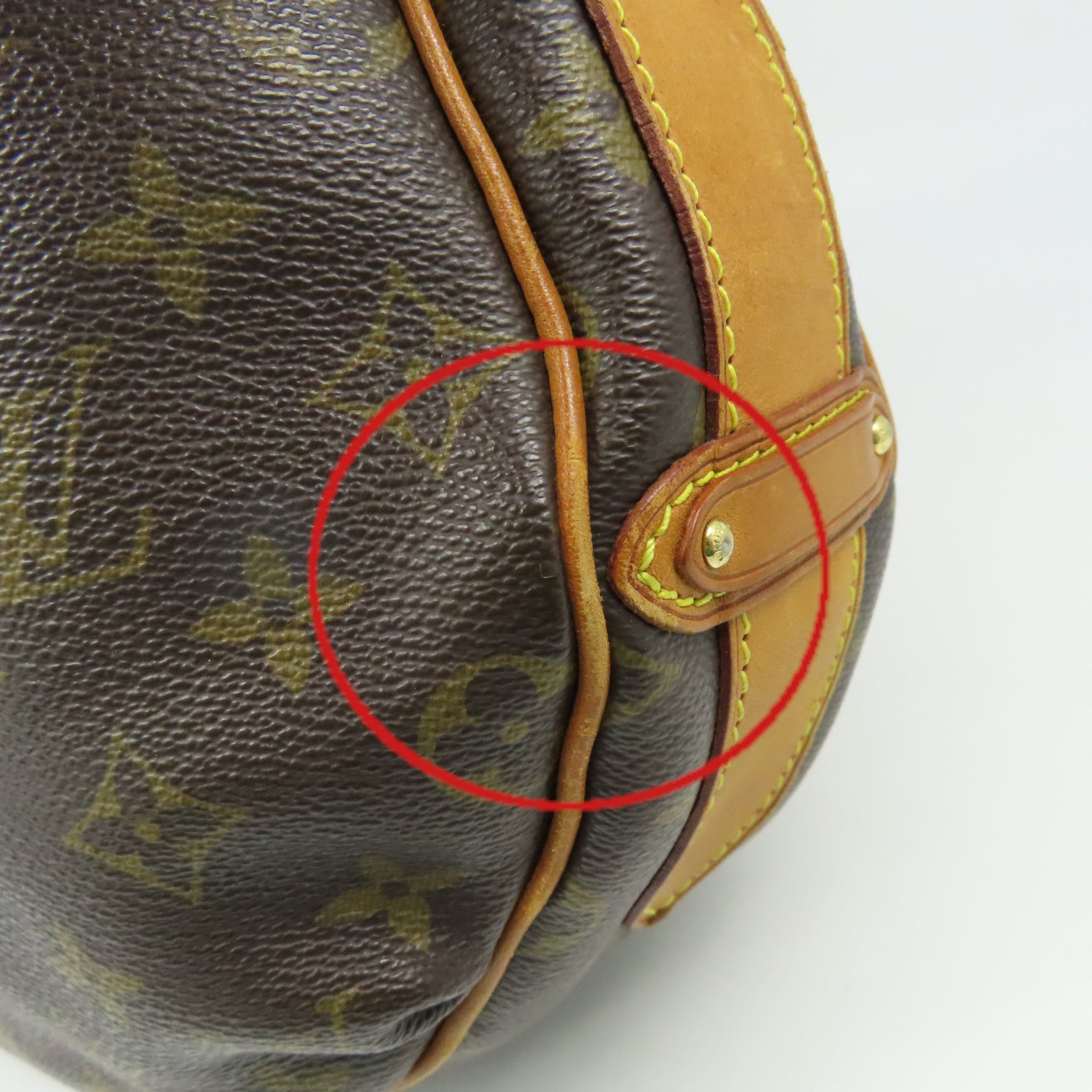 LOUIS VUITTON 【激減優惠】Monogram Tulum GM金扣肩背袋啡色