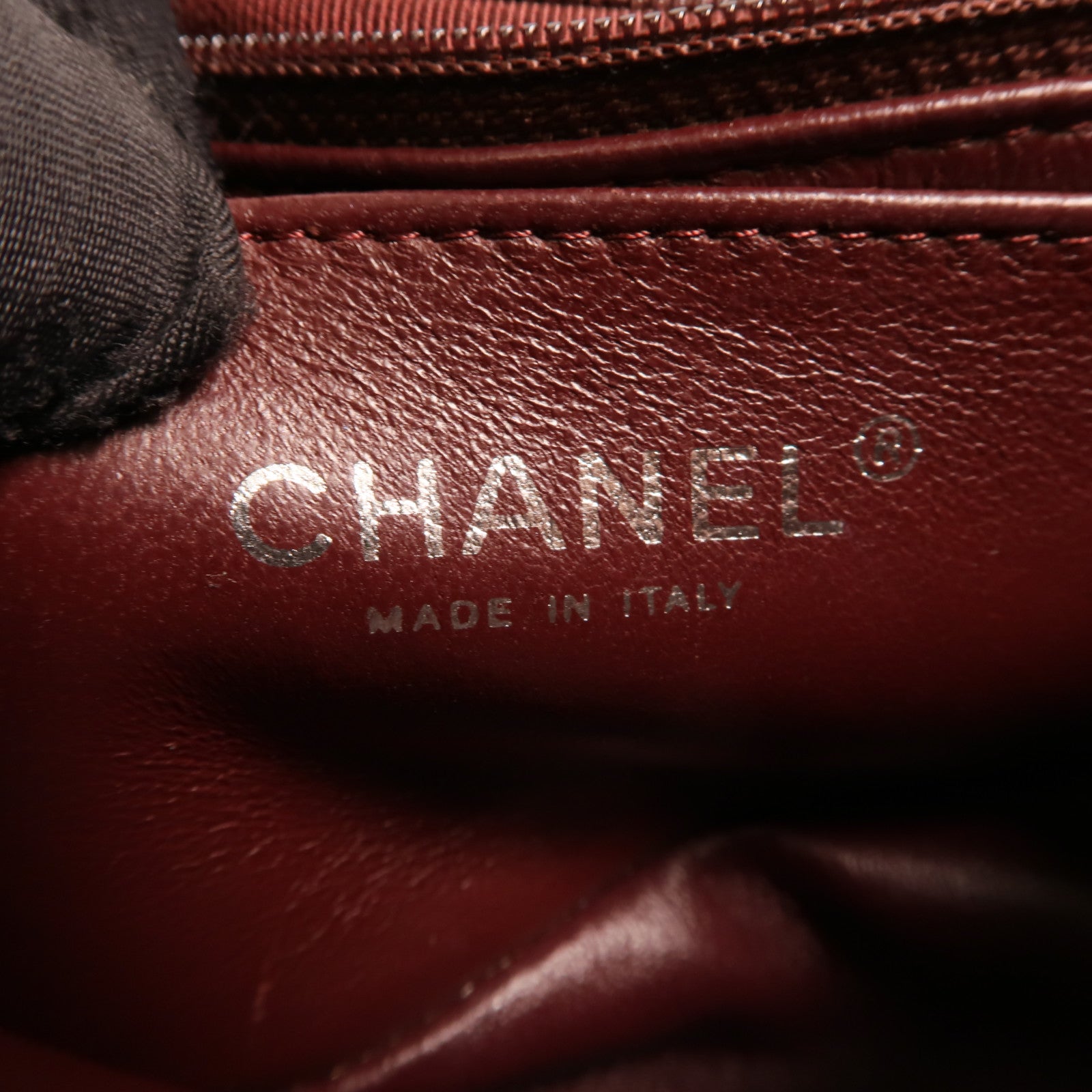 CHANEL 羊皮皮革Mini Classic 20銀扣鏈帶肩背袋