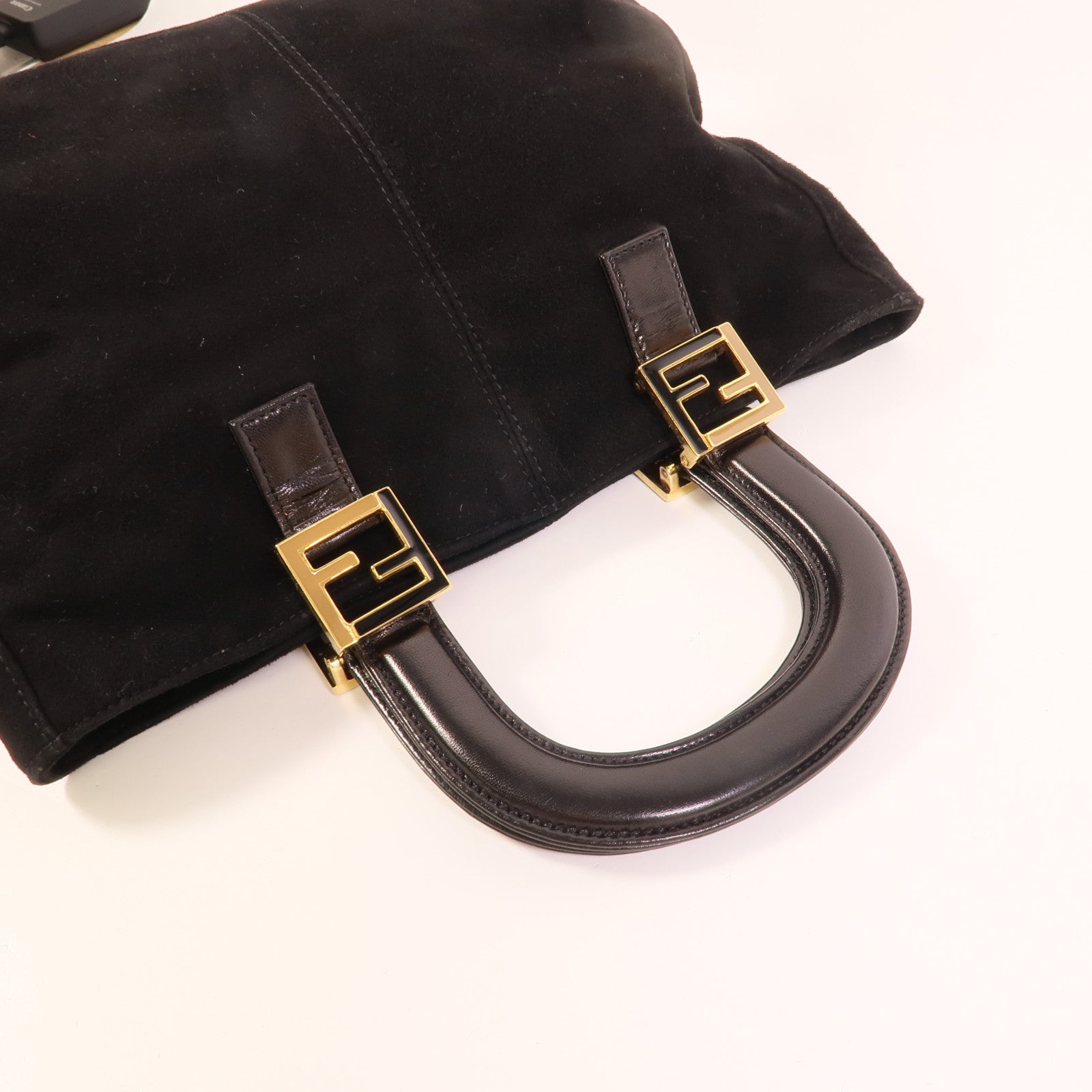 FENDI 麂皮皮革Hand Bag手挽袋