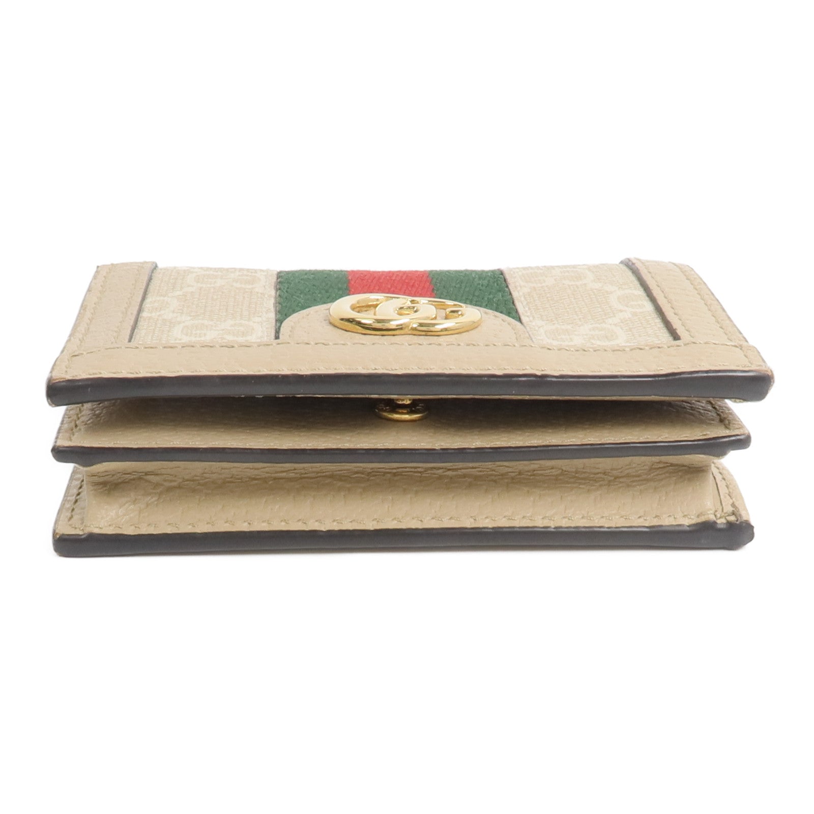 GUCCI 塗層帆布Ophidia GG Card Case Wallet錢包