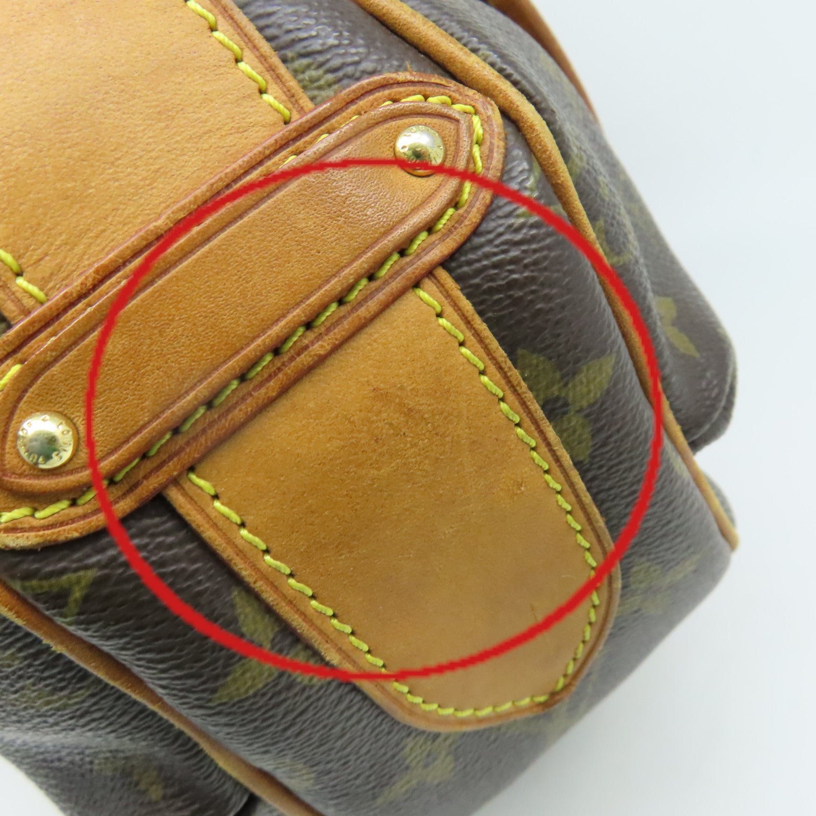 LOUIS VUITTON 【激減優惠】Monogram Tulum GM金扣肩背袋啡色