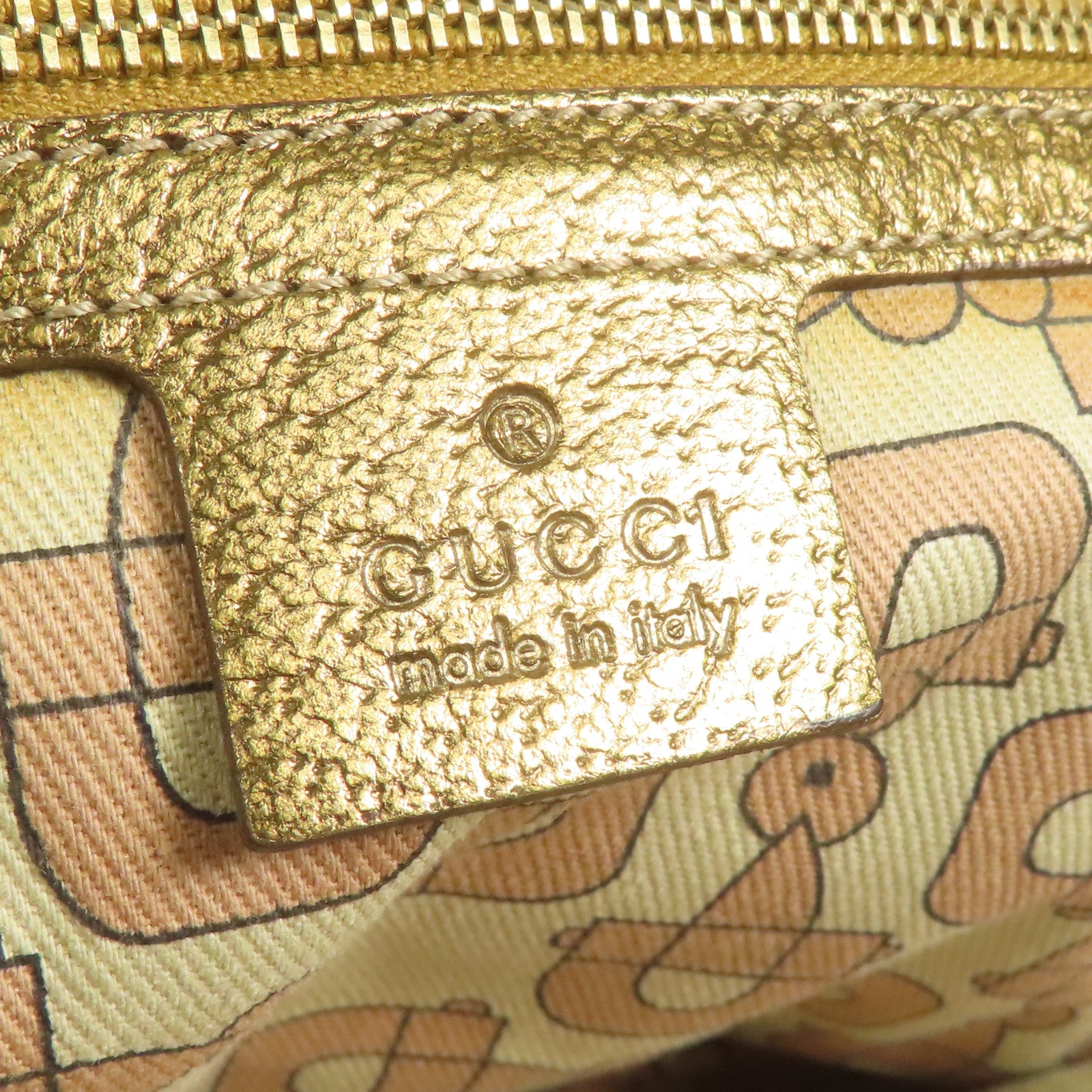 GUCCI GG Shoulder Bag Canvas Brown